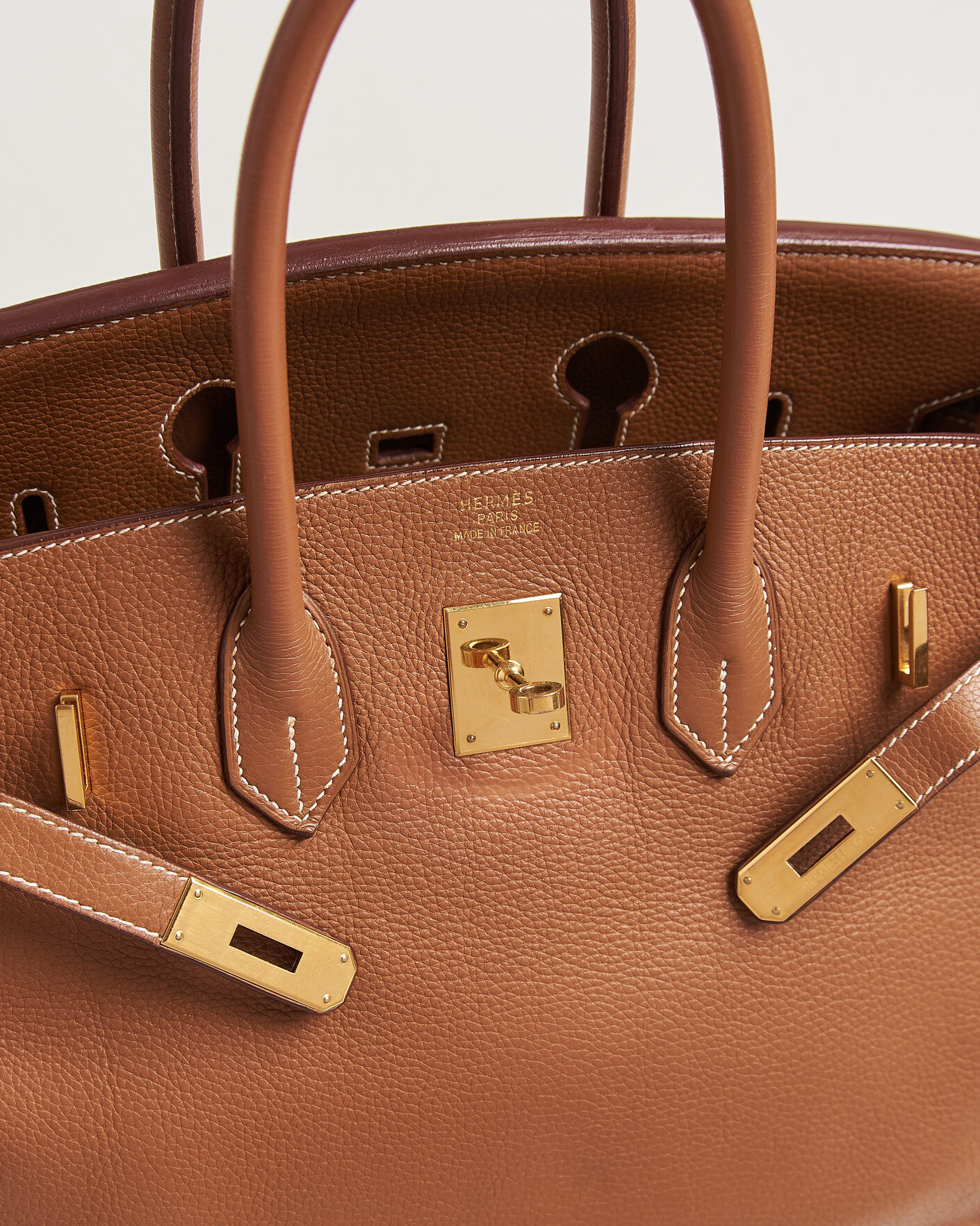 Herren | Pre-Owned & Vintage Bags | Hermès Pre-Owned | Birkin 35 Togo Leather Gold