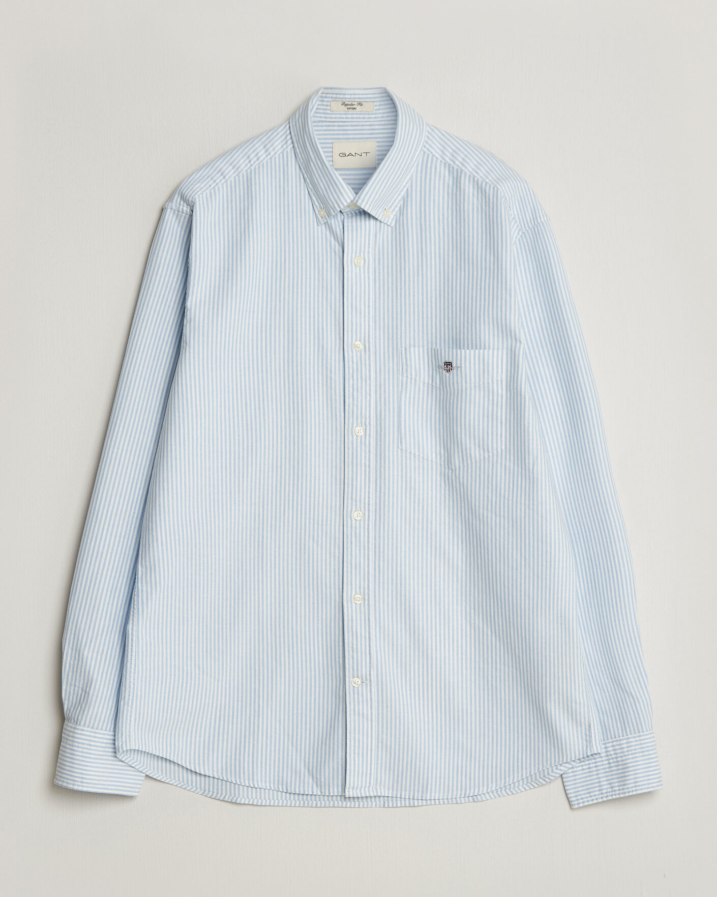 Herren | Hemden | Gant | Regular Fit Striped Oxford Shirt College Blue