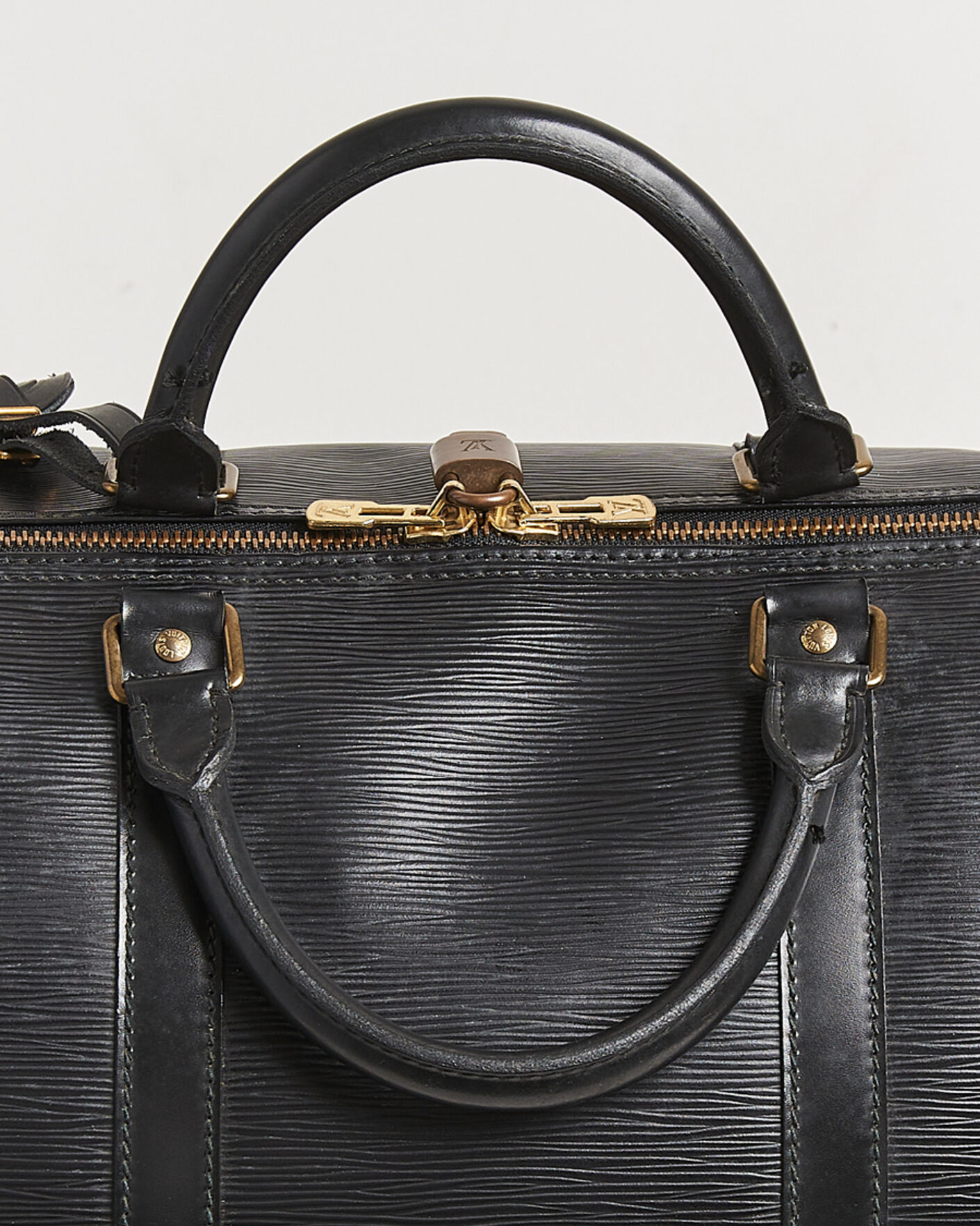 Herren | Pre-Owned & Vintage Bags | Louis Vuitton Pre-Owned | Keepall 60 Epi Leather Black