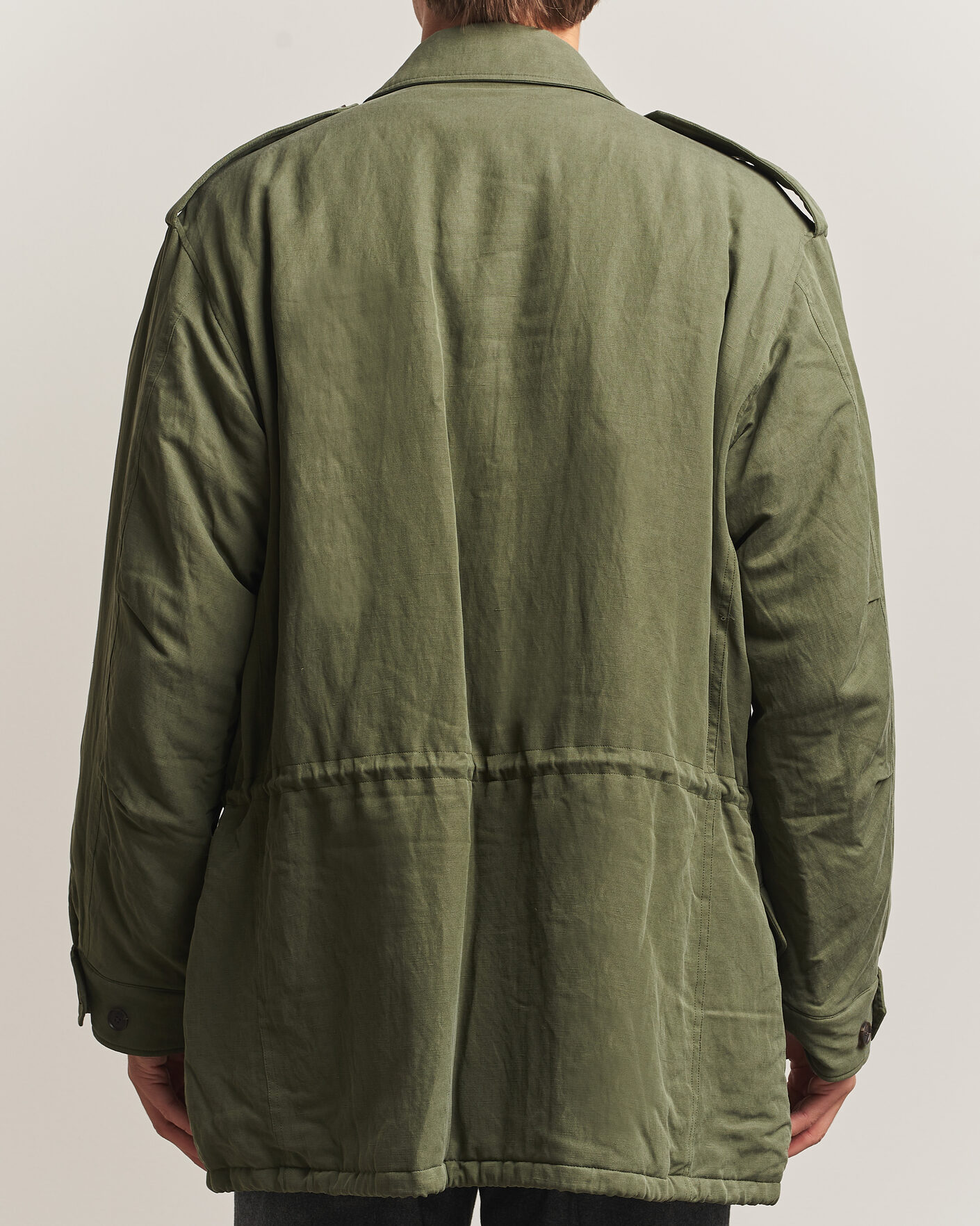 Herren | Jacken | Auralee | Brushed Padded Military Jacket Olive