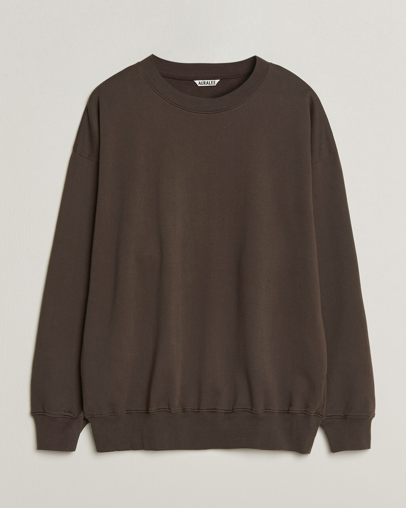 Herren | Pullover | Auralee | Super High Gauge Sweat Pullover Dark Brown