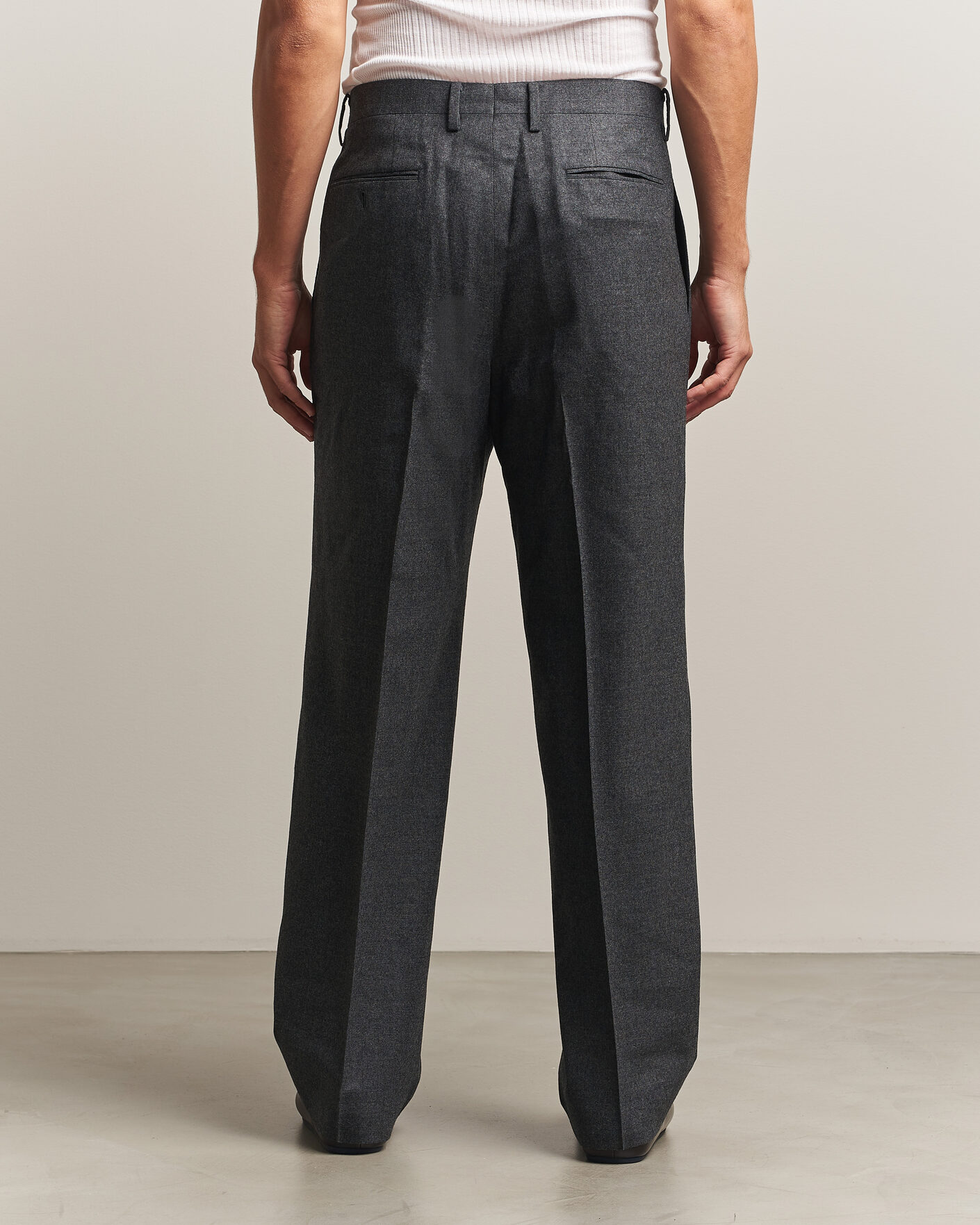 Herren | Hosen | Auralee | Super Light Wool Pants Charcoal