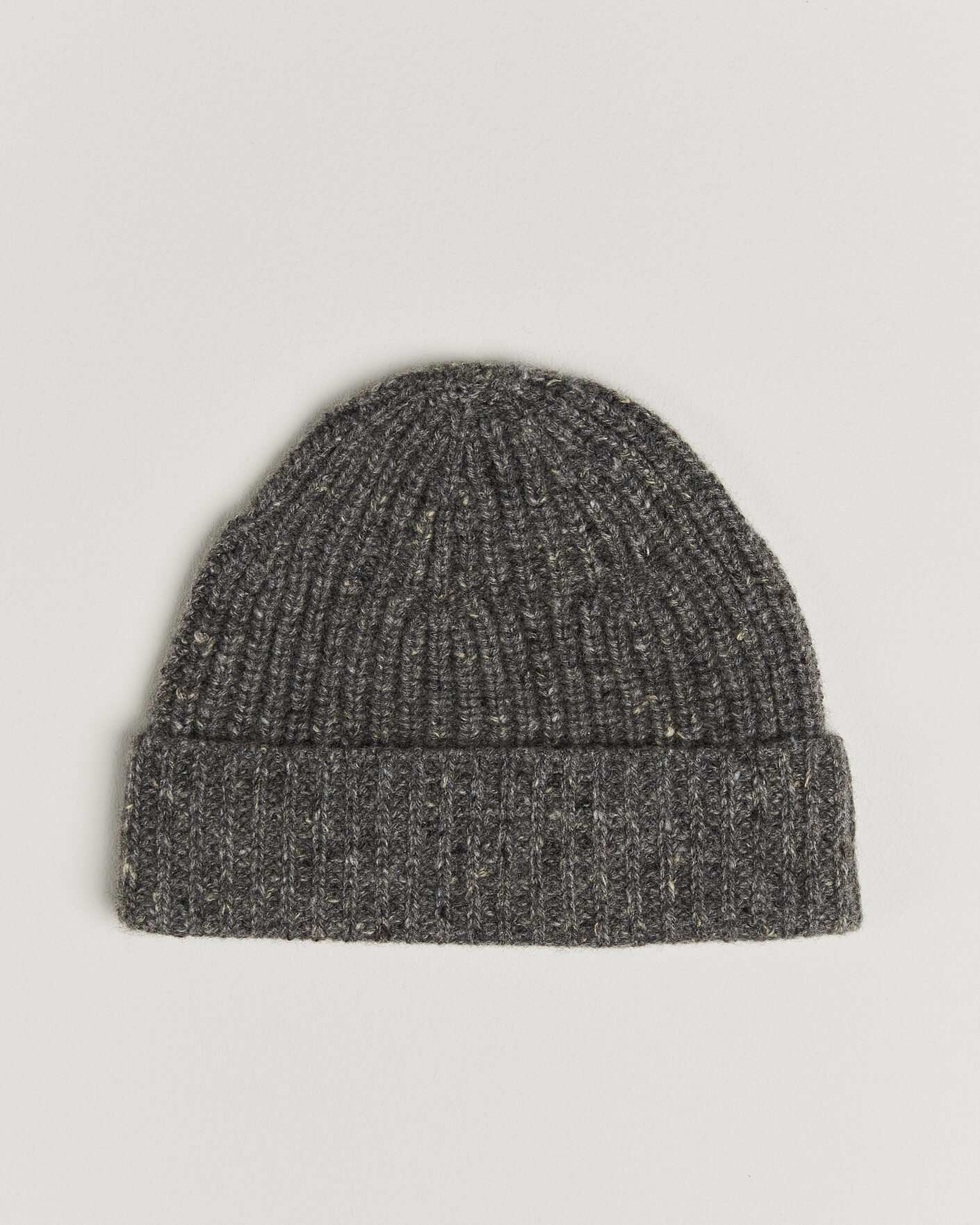 Herren | Mützen | Auralee | Cashmere Nep Knit Cap Mix Gray