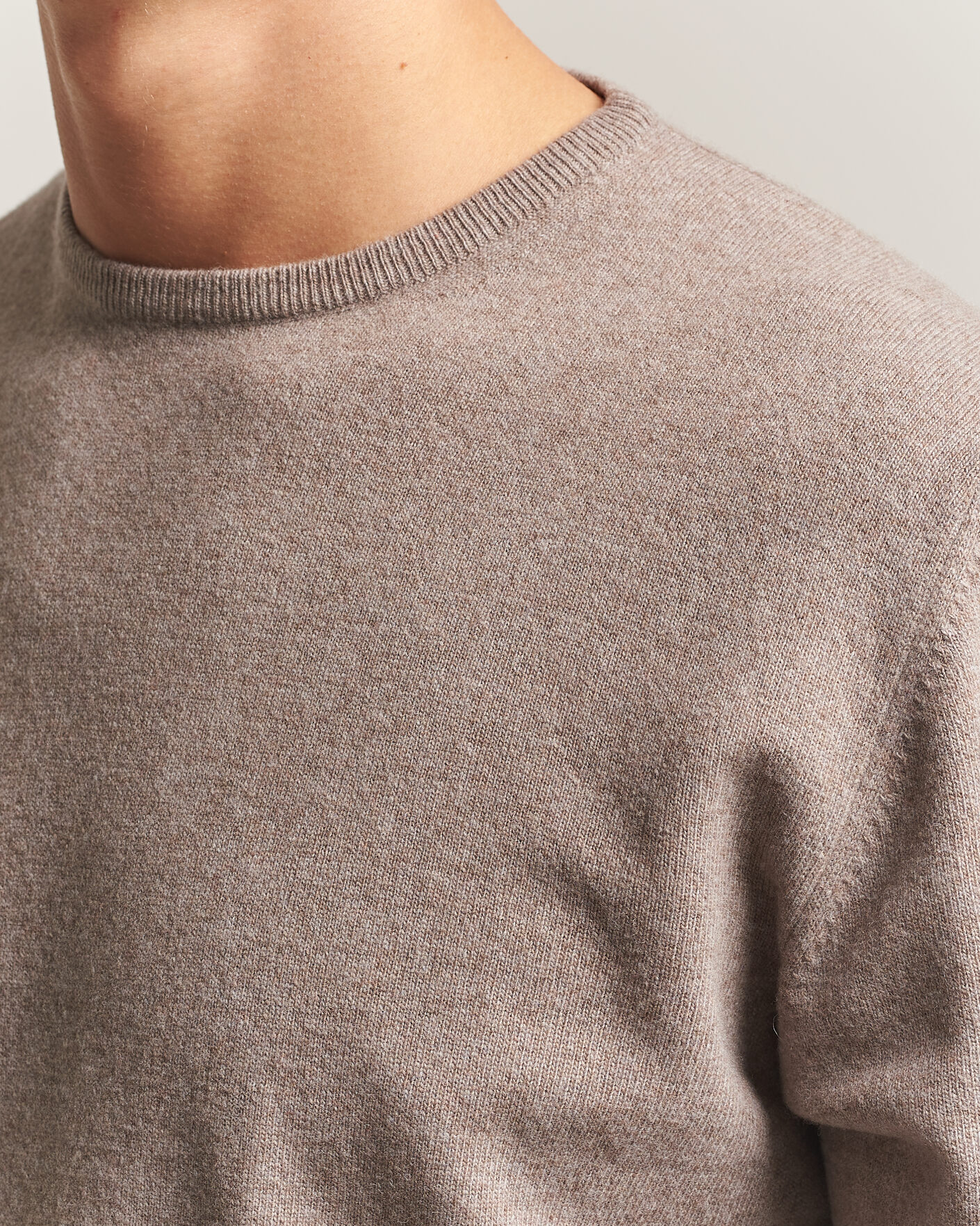 Herren | Pullover | Morgano | Wool/Cashmere Crewneck Walnut