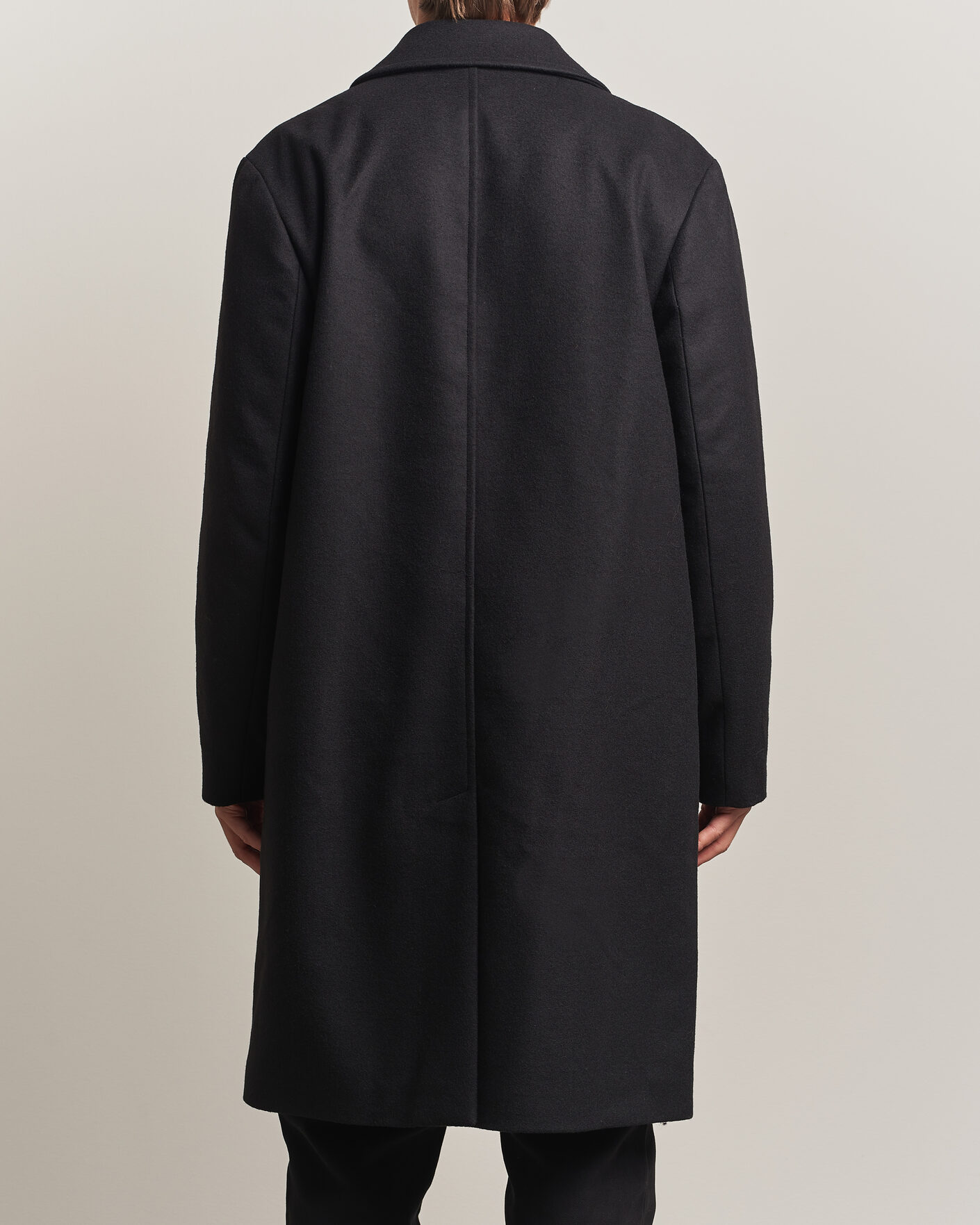 Herren | Jacken | A Day's March | Shamrock Wool Car Coat Black