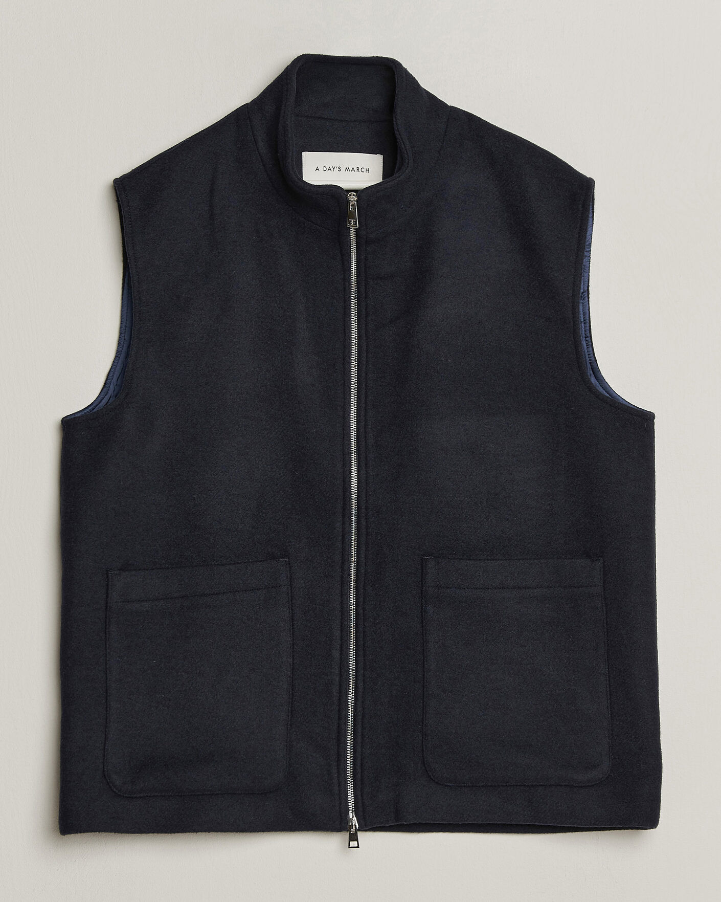 Herren | Westen | A Day's March | Canora Lined Wool Vest Navy