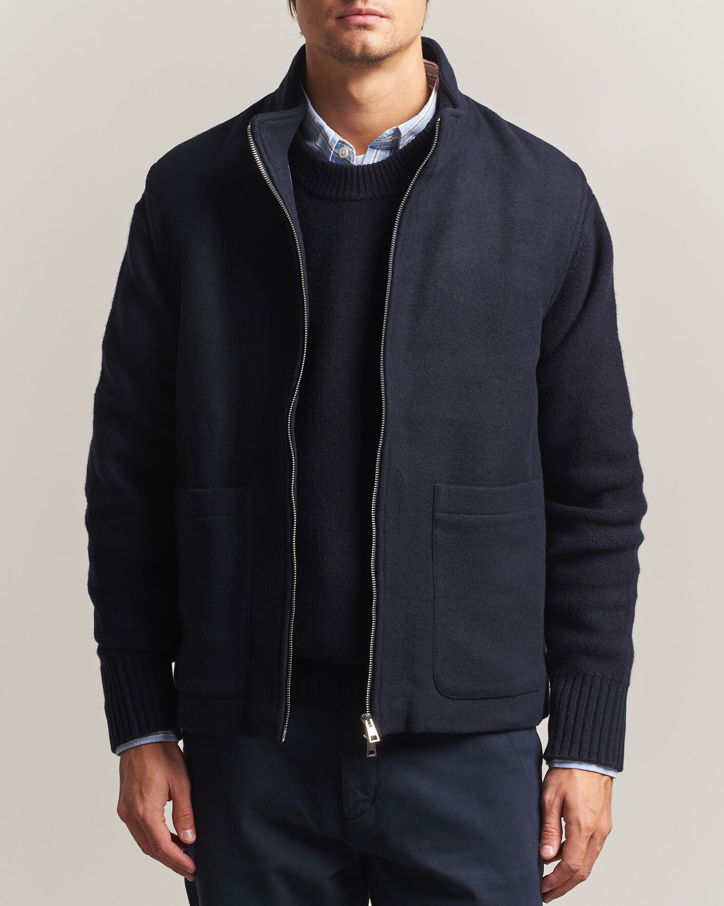 Herren | Westen | A Day's March | Canora Lined Wool Vest Navy