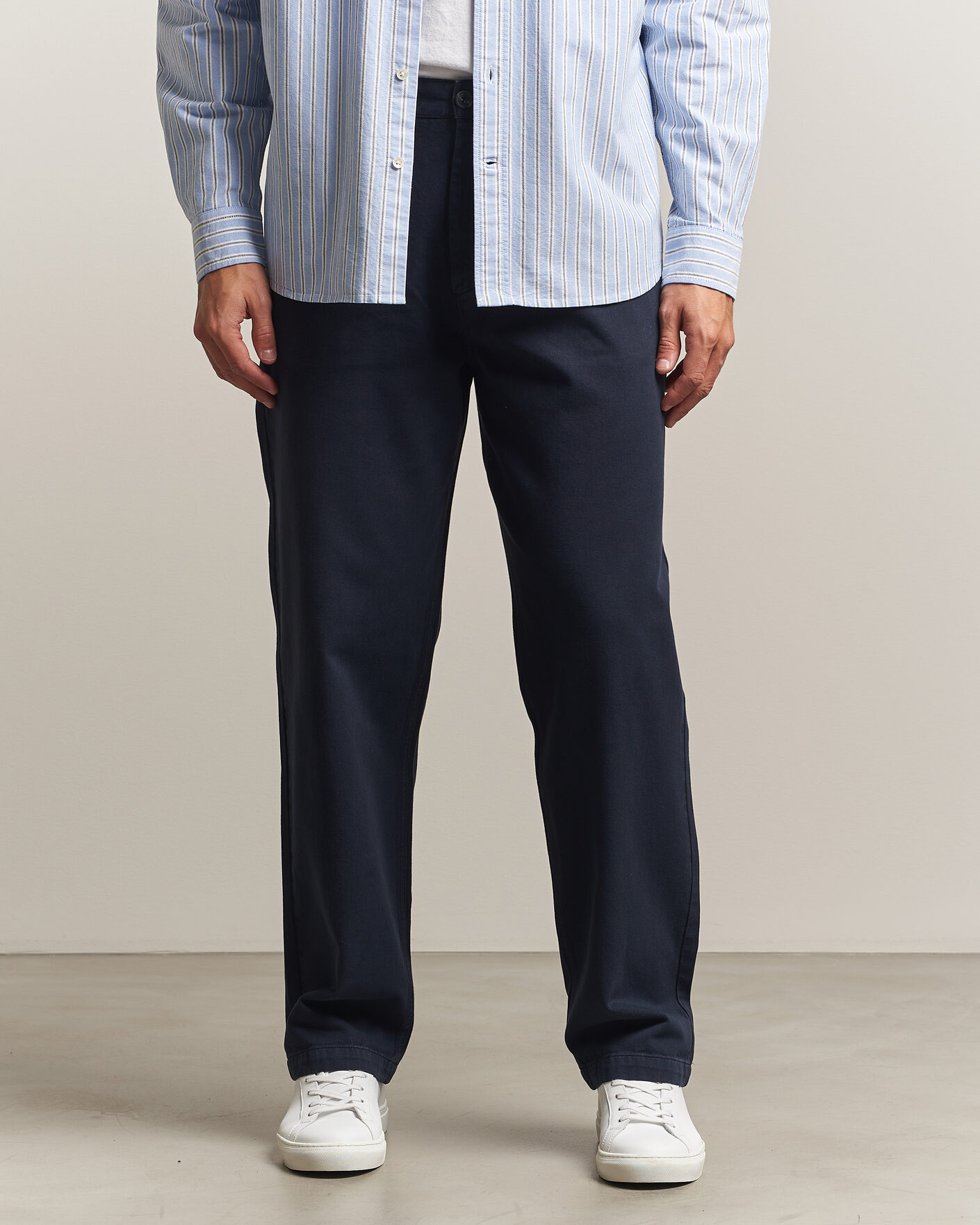Herren | Hosen | A Day's March | Redwood Cotton Chinos Navy