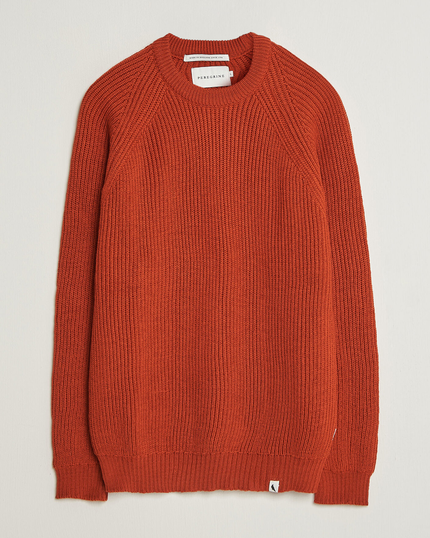 Herren | Pullover | Peregrine | Ford Knitted Wool Jumper Orange