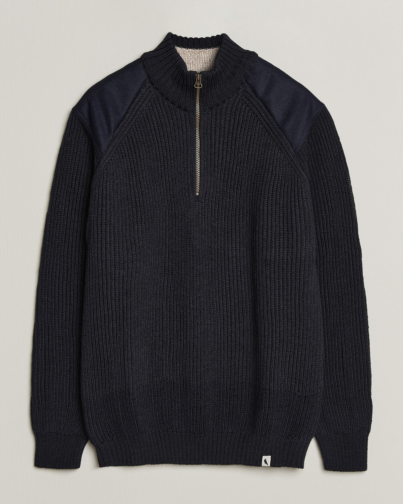 Herren | Pullover | Peregrine | Foxton Quarter Zip Jumperr Navy