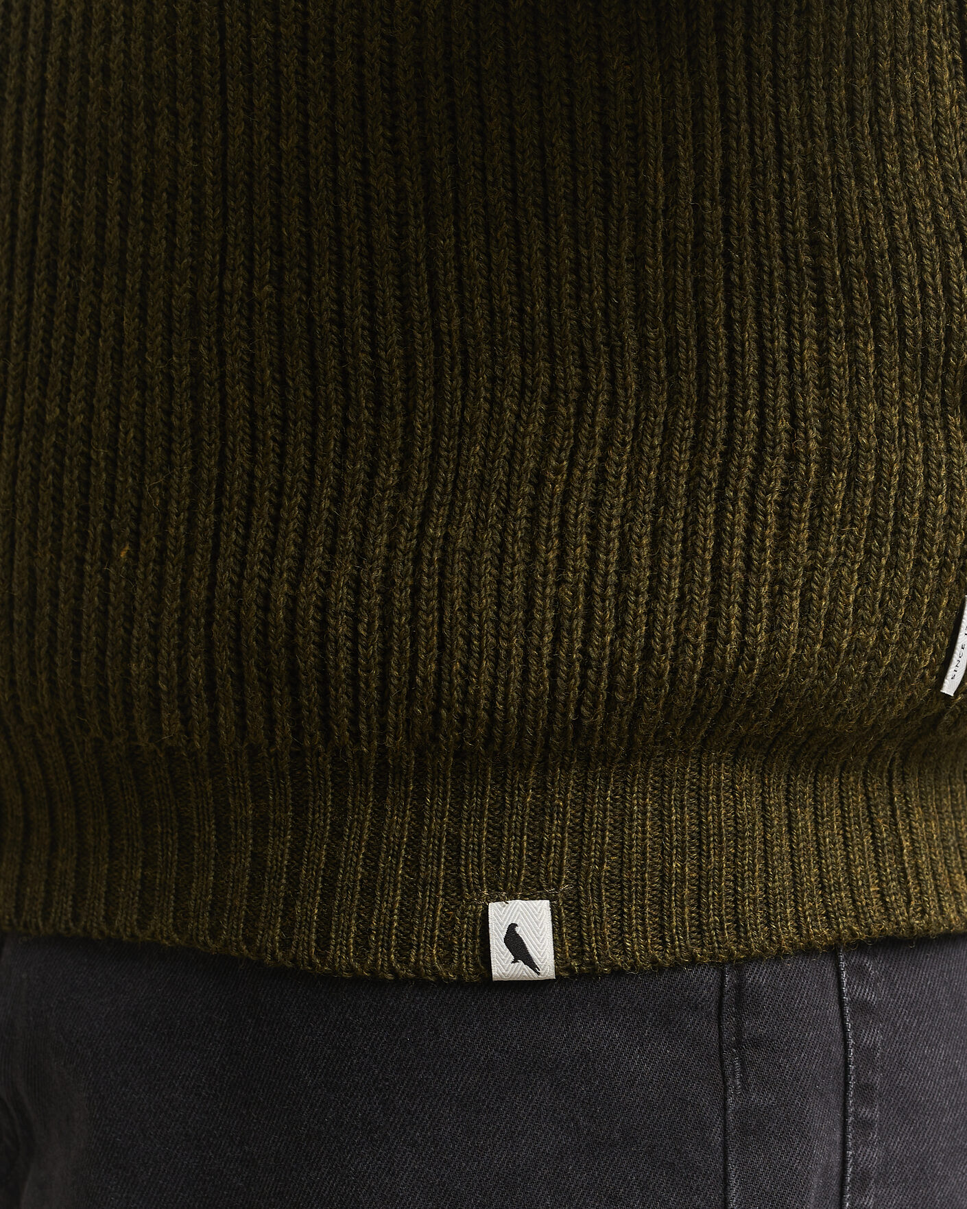 Herren | Pullover | Peregrine | Foxton Quarter Zip Jumperr Olive