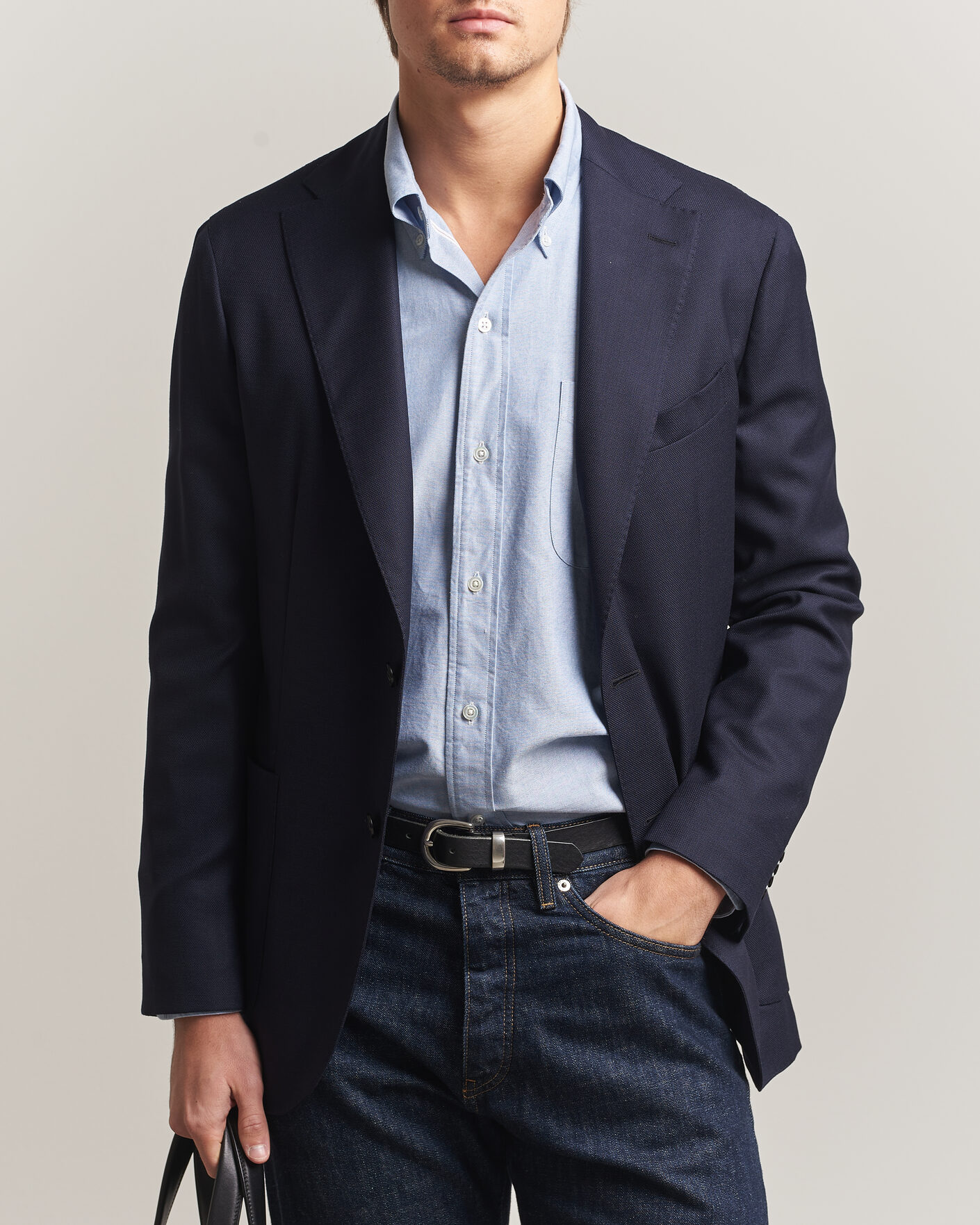 Herren | Sakkos | Boglioli for Care of Carl | Boglioli K Jacket Exclusive Hopsack Blazer Navy