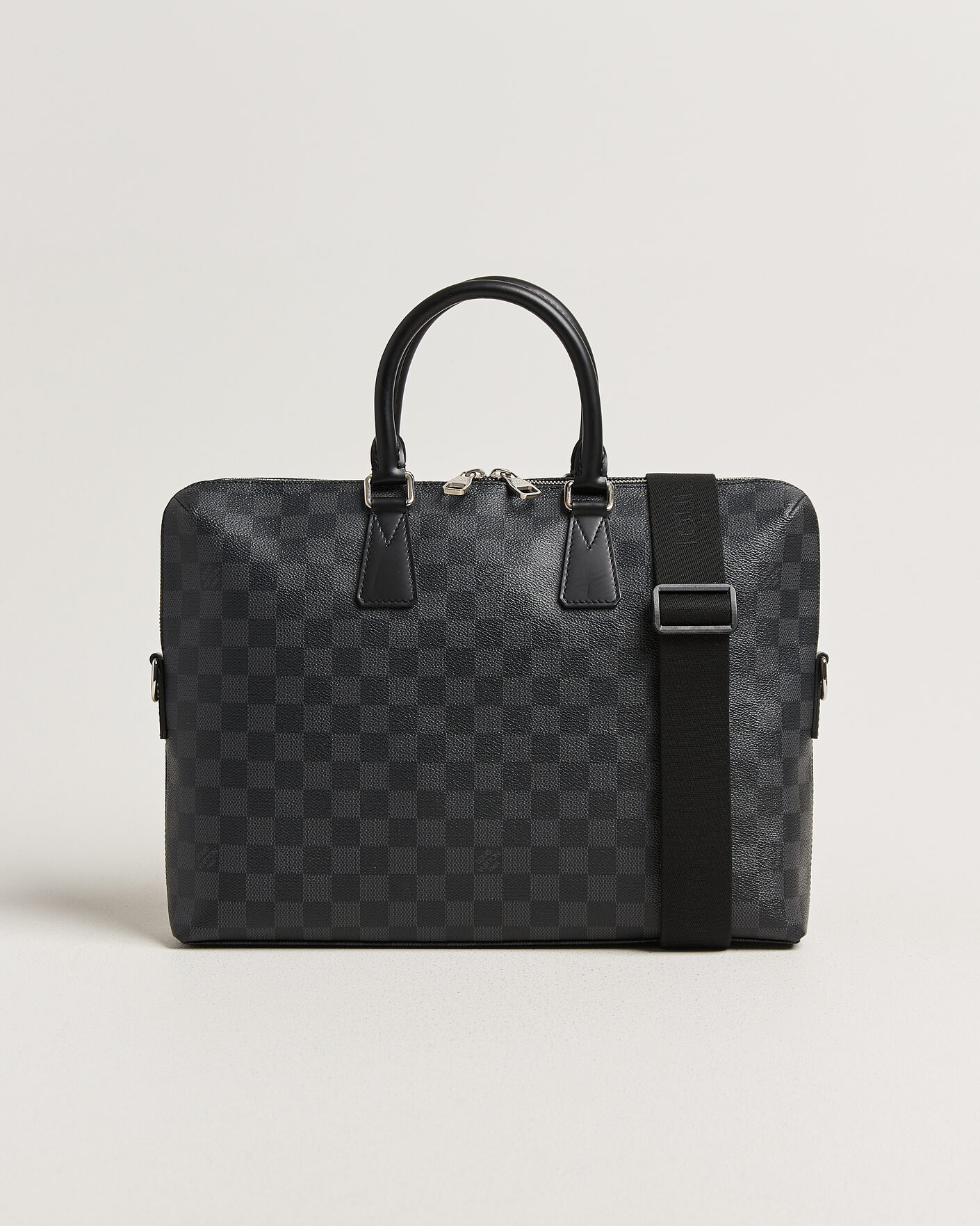 Herren | Pre-Owned & Vintage Bags | Louis Vuitton Pre-Owned | Porte Documents Bag Damier Graphite