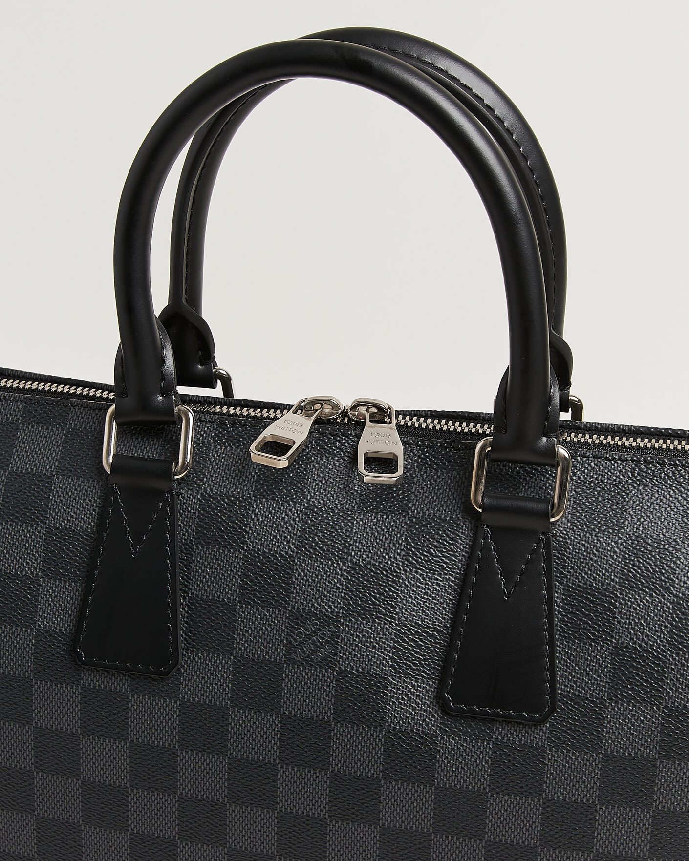 Herren | Pre-Owned & Vintage Bags | Louis Vuitton Pre-Owned | Porte Documents Bag Damier Graphite