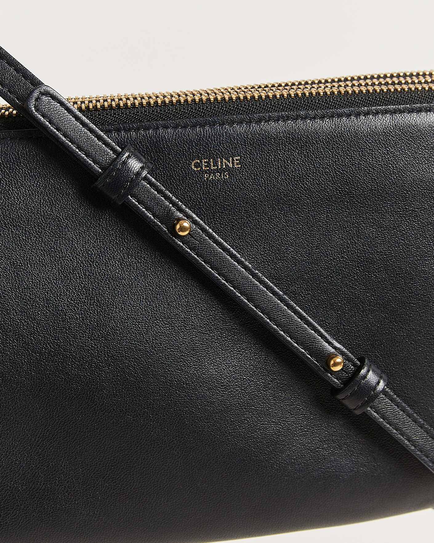 Herren | Pre-Owned & Vintage Bags | Celine Pre-Owned | Trio Bag Small Leather Black