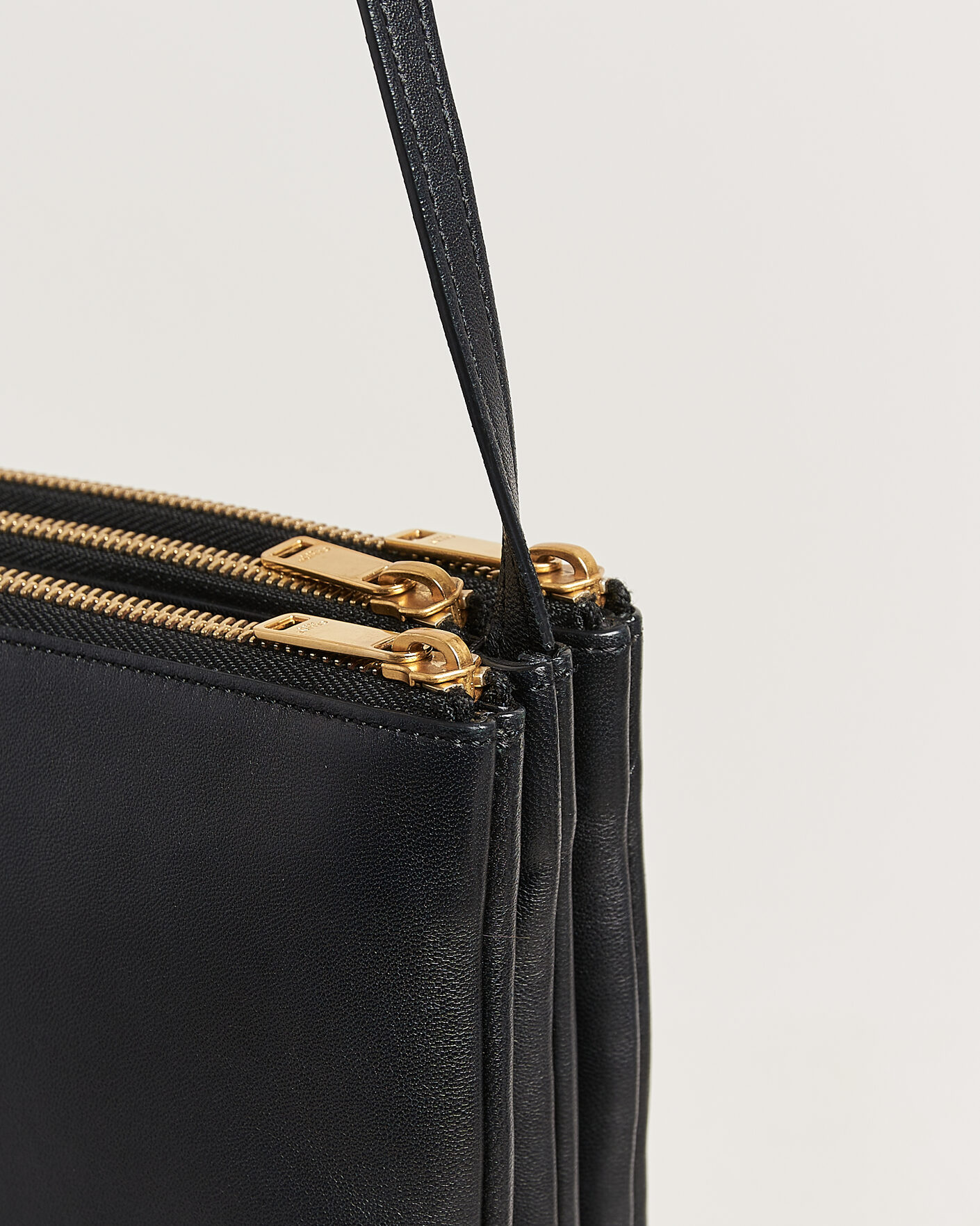 Herren | Pre-Owned & Vintage Bags | Celine Pre-Owned | Trio Bag Small Leather Black