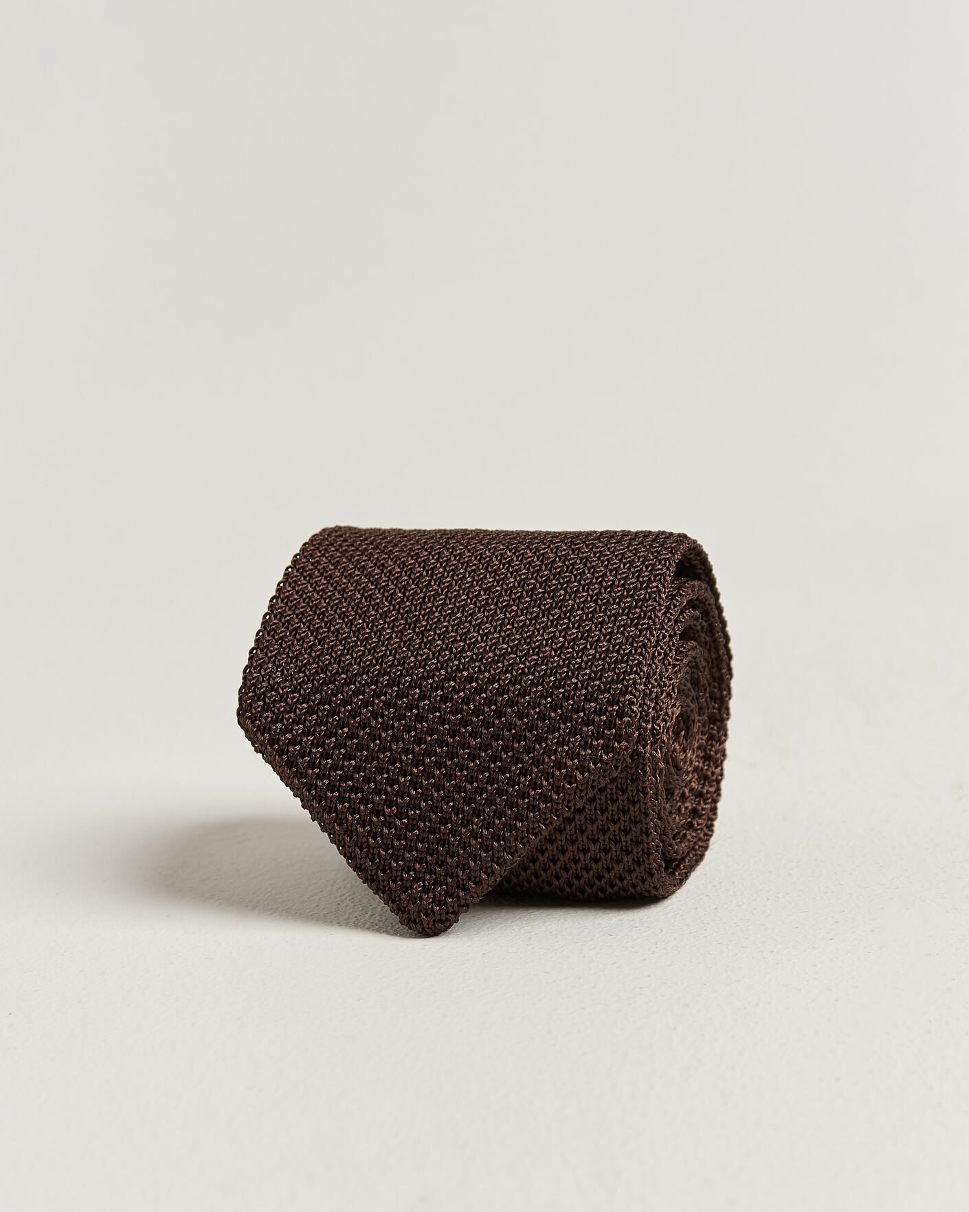 Herren | Krawatten | Gant | Silk Knitted Tie Shadow Brown