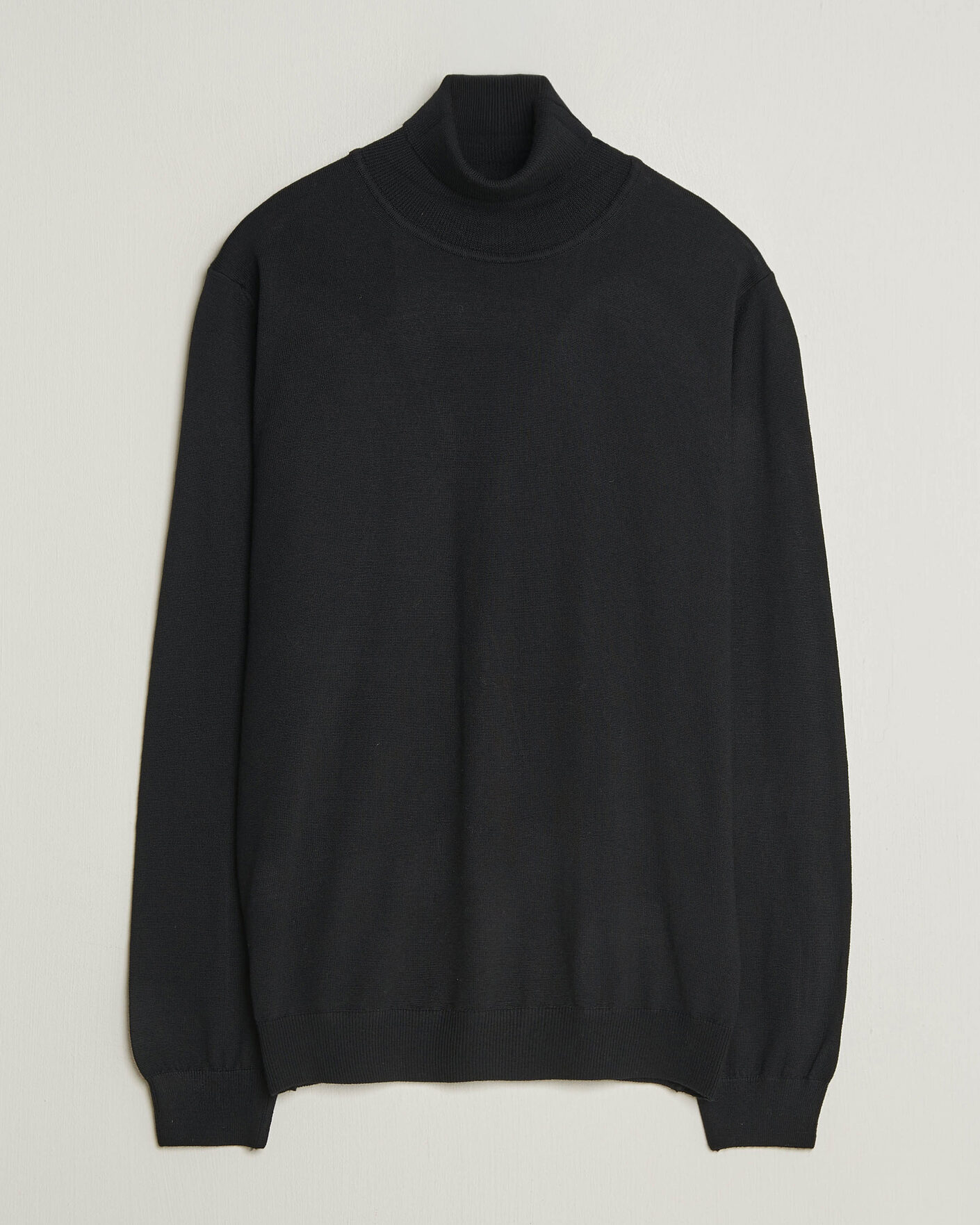 Herren | Pullover | Filippa K | Merino Knitted Turtleneck Black