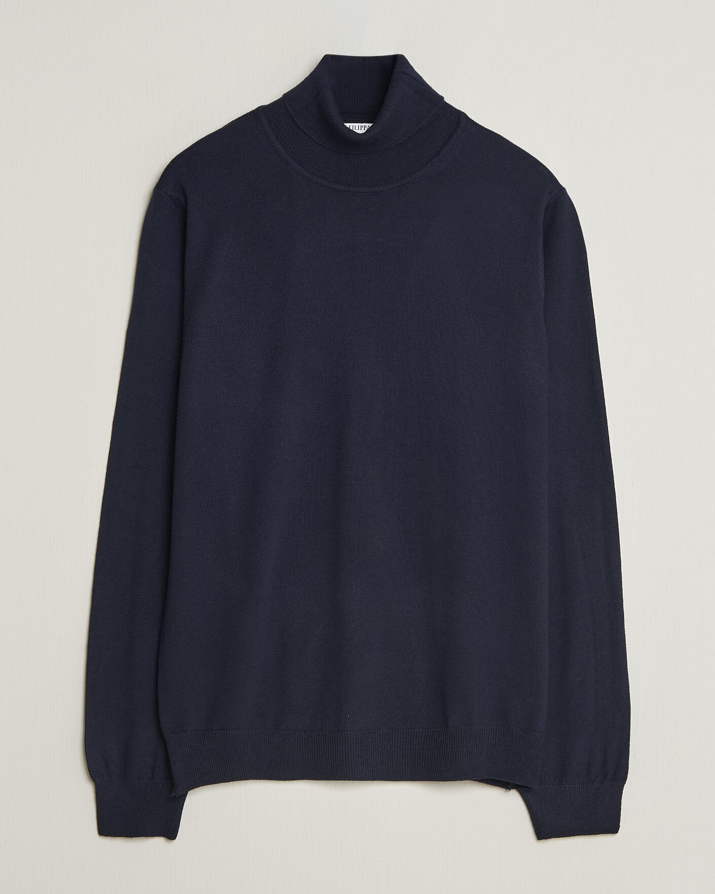 Herren | Pullover | Filippa K | Merino Knitted Turtleneck Navy