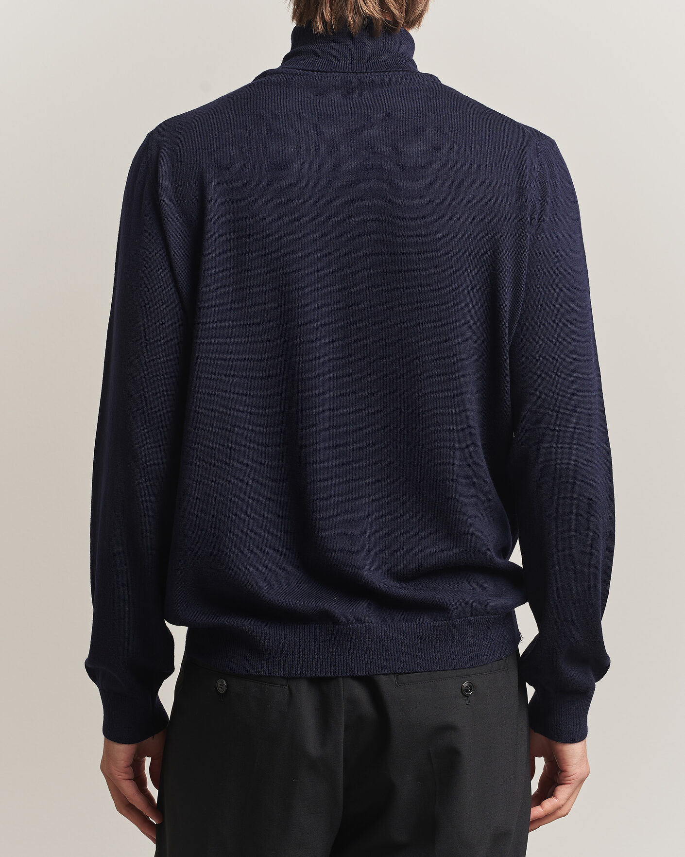 Herren | Pullover | Filippa K | Merino Knitted Turtleneck Navy