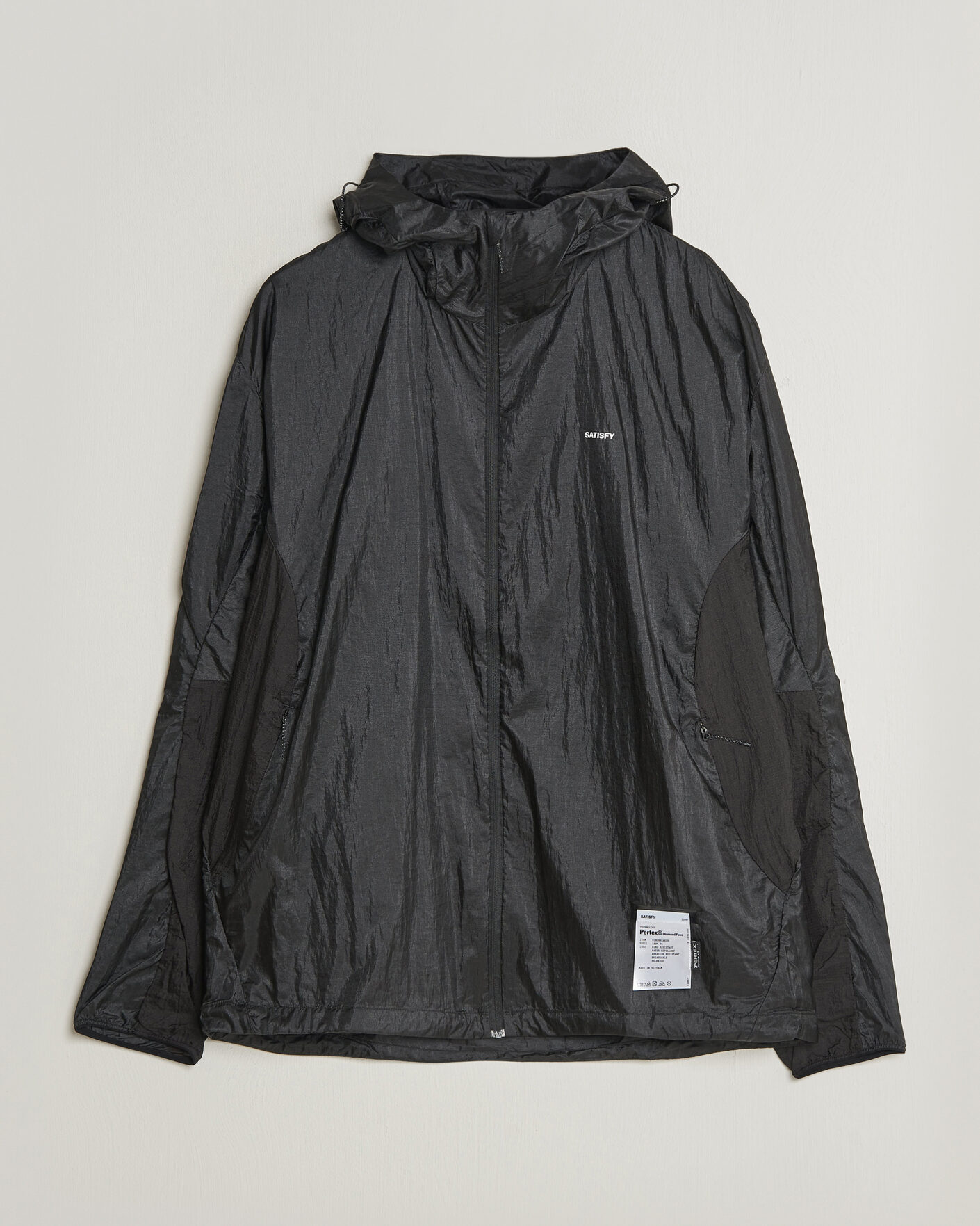 Herren | Jacken | Satisfy | Pertex Diamond Fuse Windbreaker Black