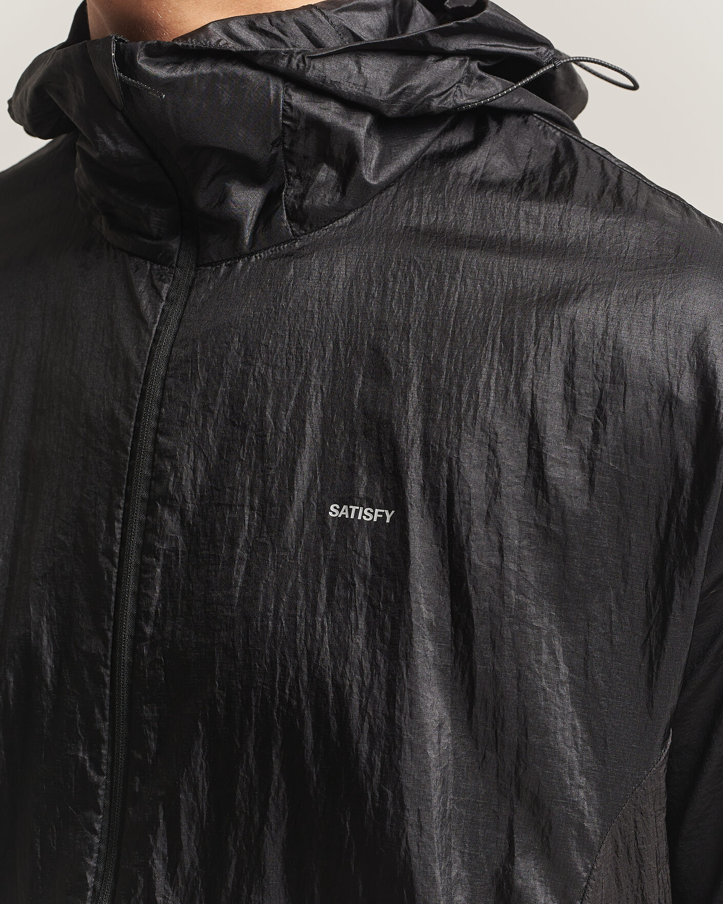 Herren | Jacken | Satisfy | Pertex Diamond Fuse Windbreaker Black