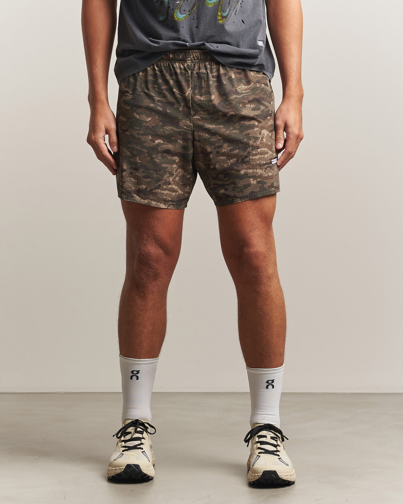 Herren | Shorts | Satisfy | Space-O 5 Inch Shorts Overland Trek Camo