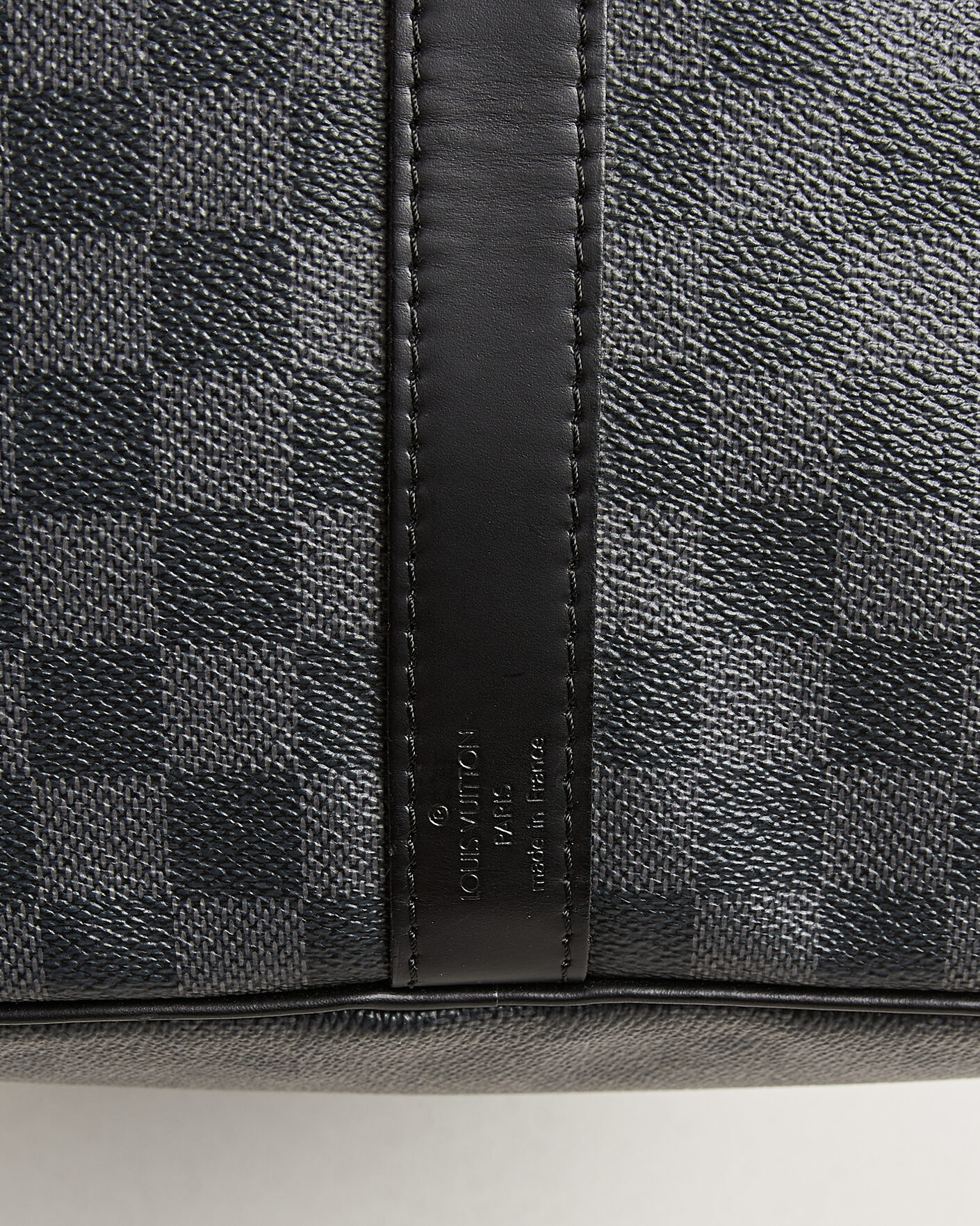 Herren | Pre-Owned & Vintage Bags | Louis Vuitton Pre-Owned | Keepall Bandouliére 55 Damier Graphite