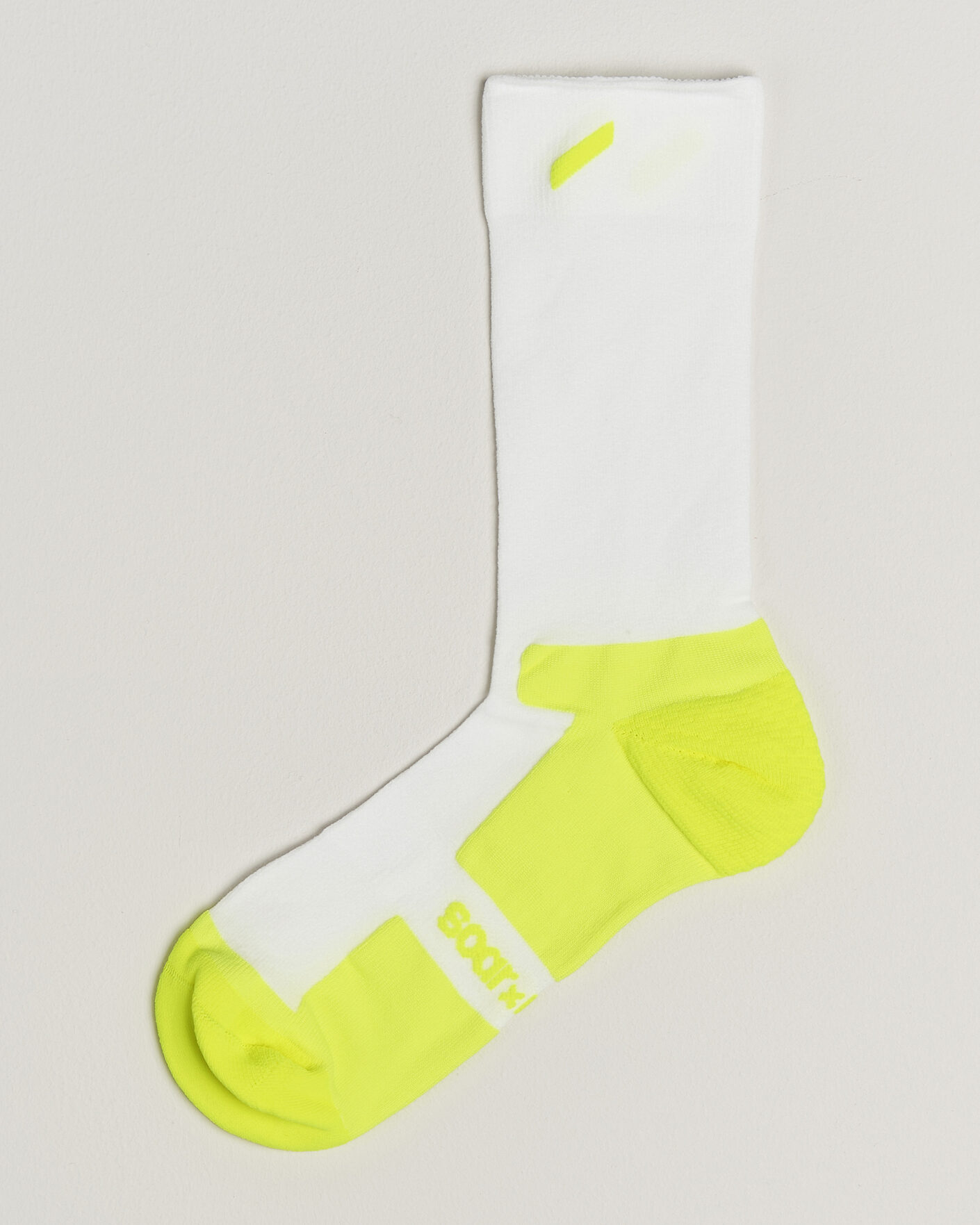 Herren | Unterwäsche | SOAR Running | Crew Race Socks White/Fluro Yellow