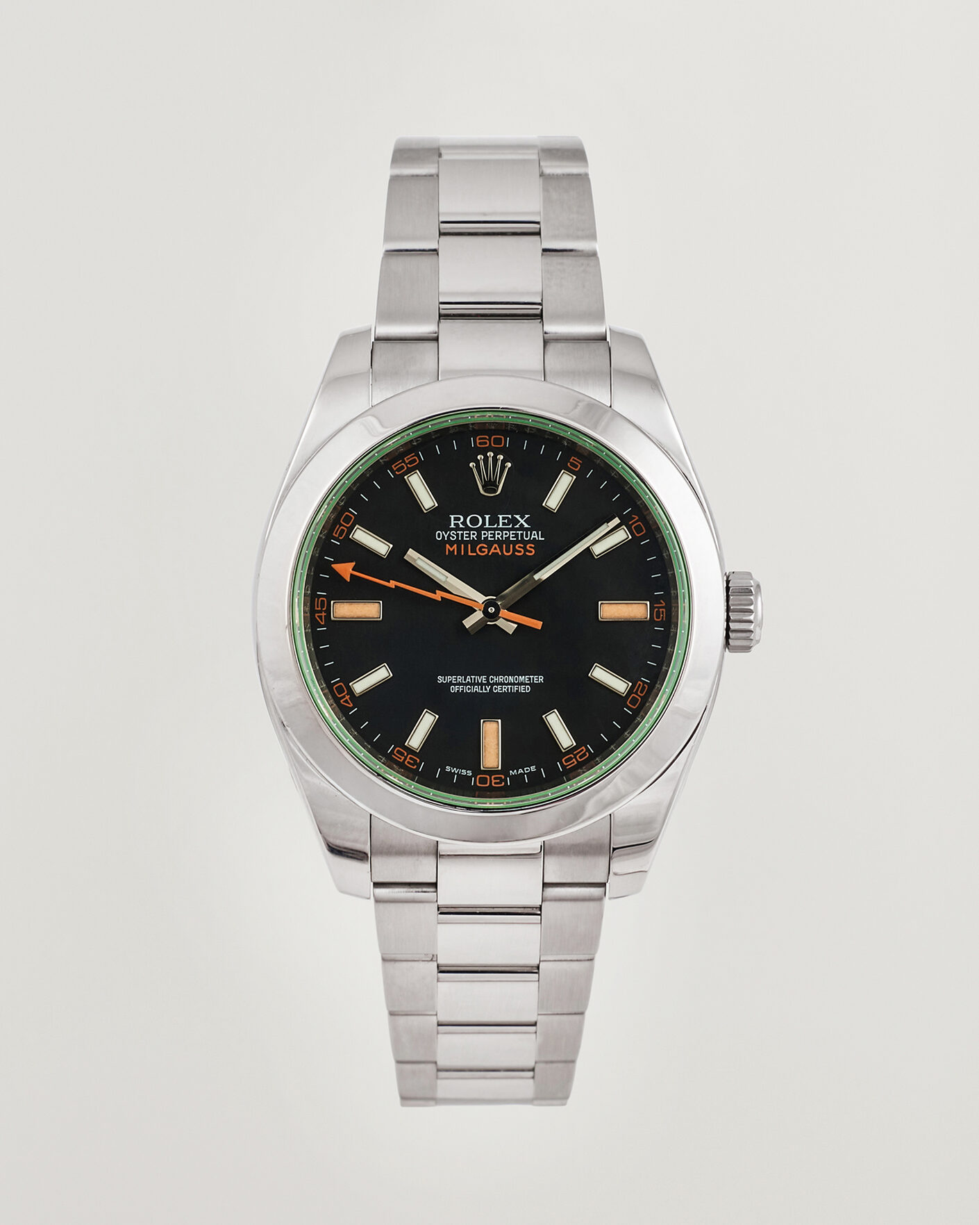 Herren | Pre-Owned & Vintage Watches | Rolex Pre-Owned | Milgauss Green