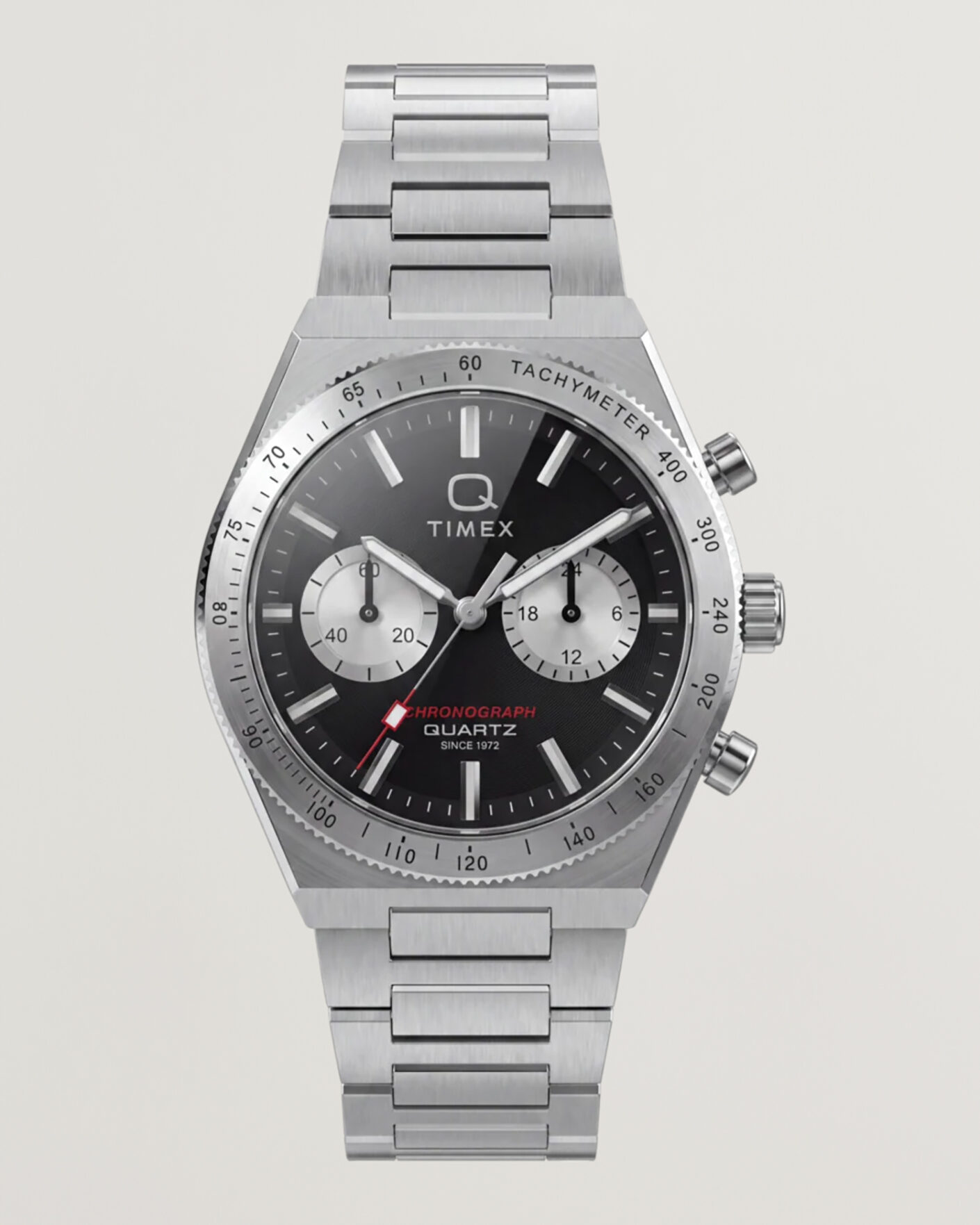 Herren | Timex Q Continental Chronograph 36mm Black Dial | Timex | Q Continental Chronograph 36mm Black Dial