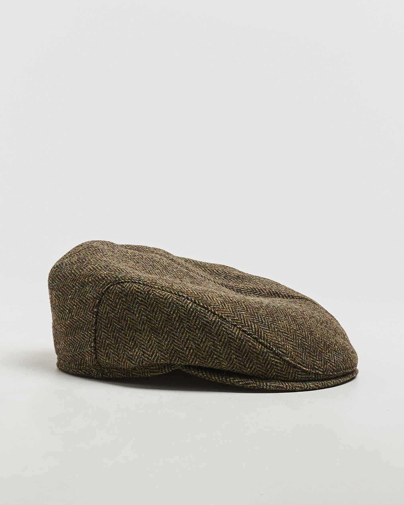 Herren | Hüte & Mützen | Wigéns | Ivy Slim Herringbone Cap Olive