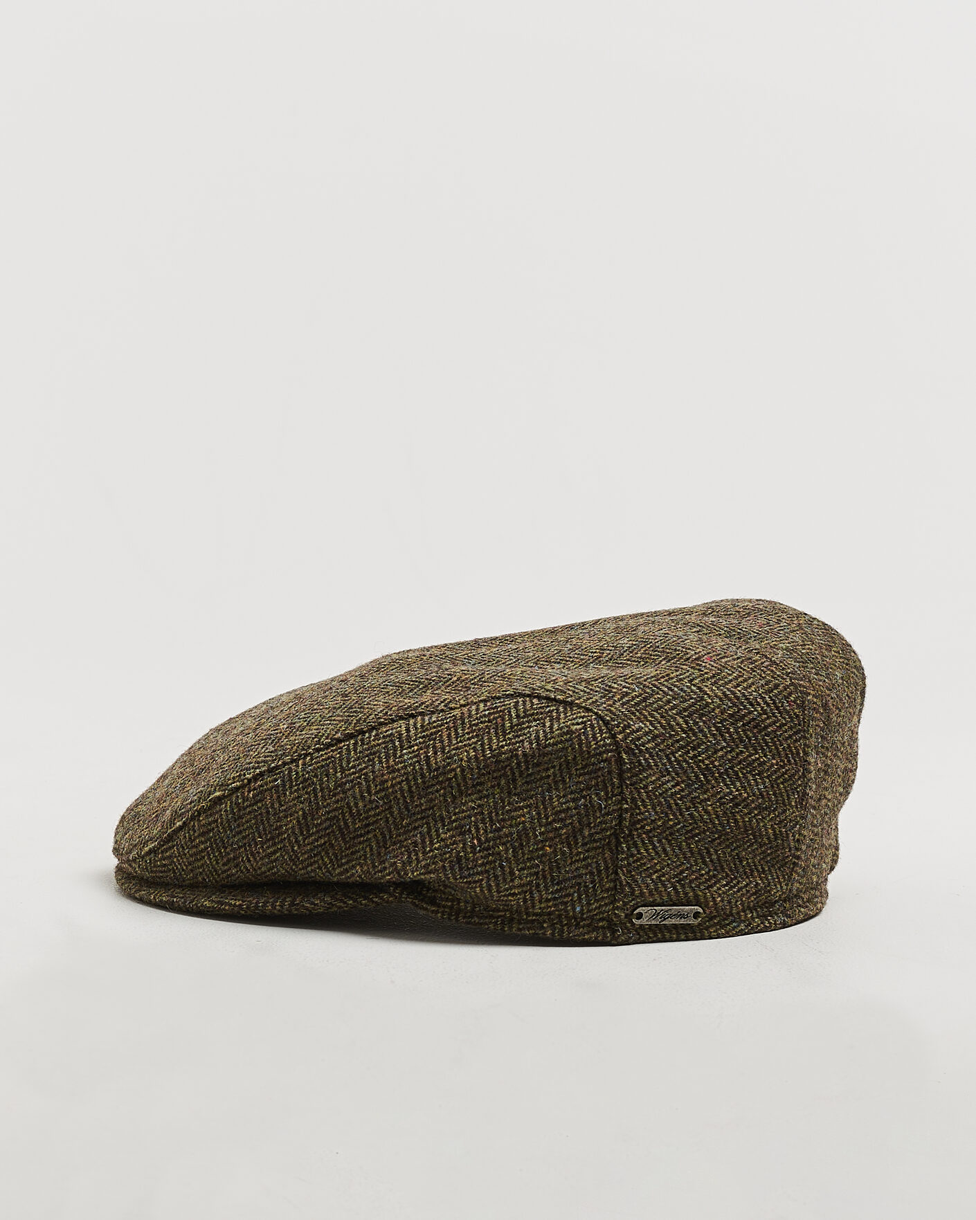 Herren | Hüte & Mützen | Wigéns | Ivy Slim Herringbone Cap Olive