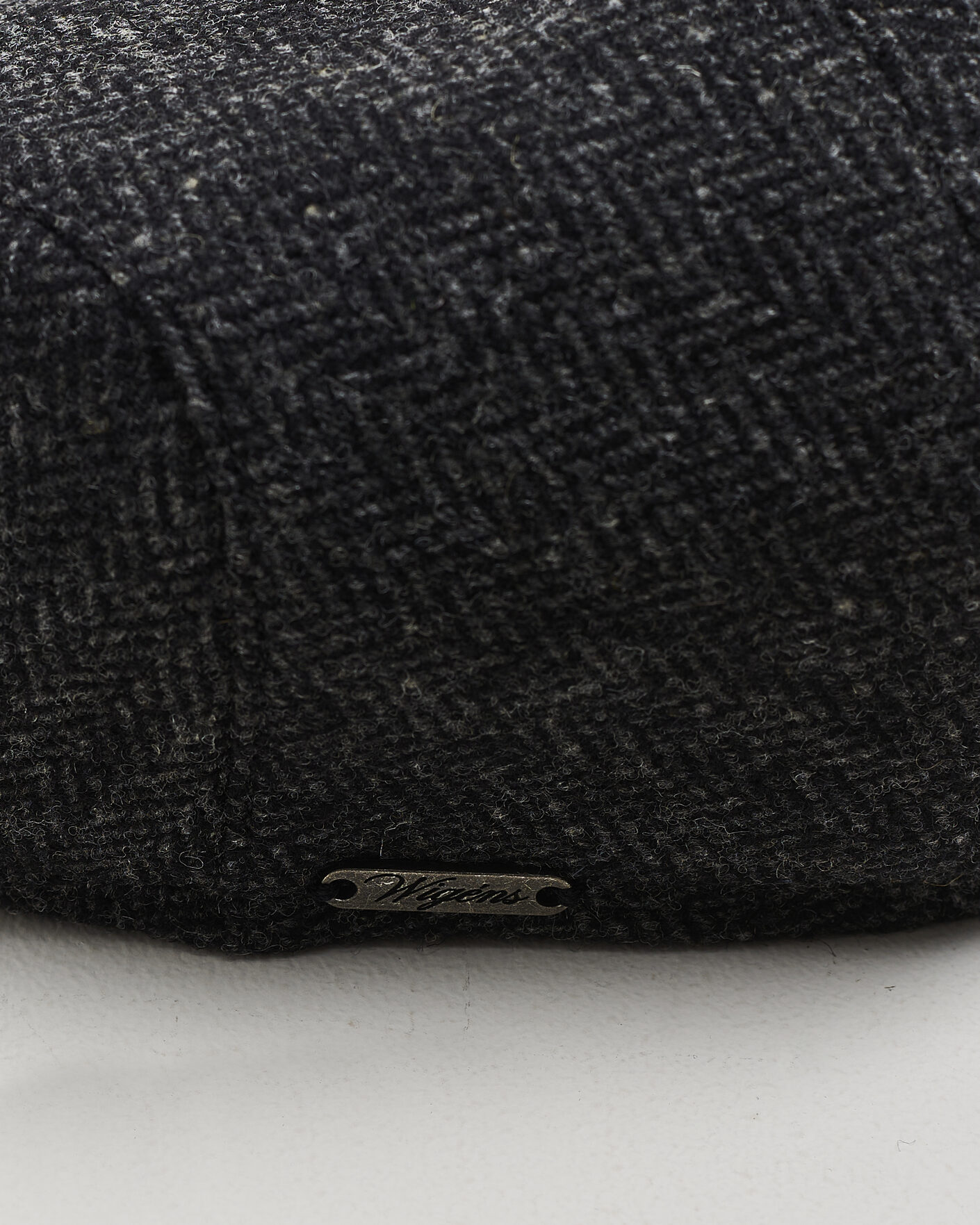 Herren | Hüte & Mützen | Wigéns | Ivy Slim Herringbone Cap Dark Grey