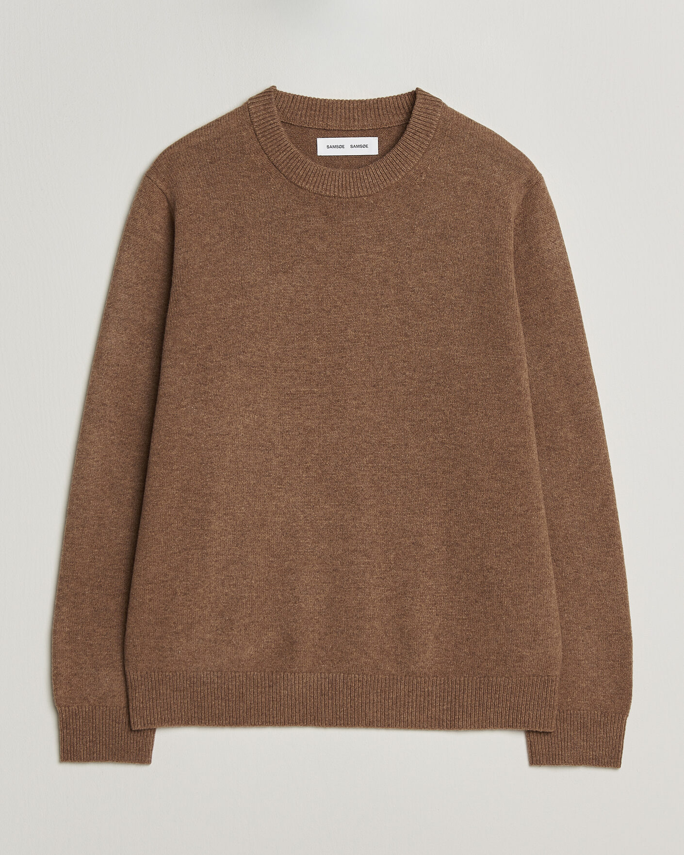 Herren | Pullover | Samsøe Samsøe | Isak Knitted Crew Neck Lead Gray