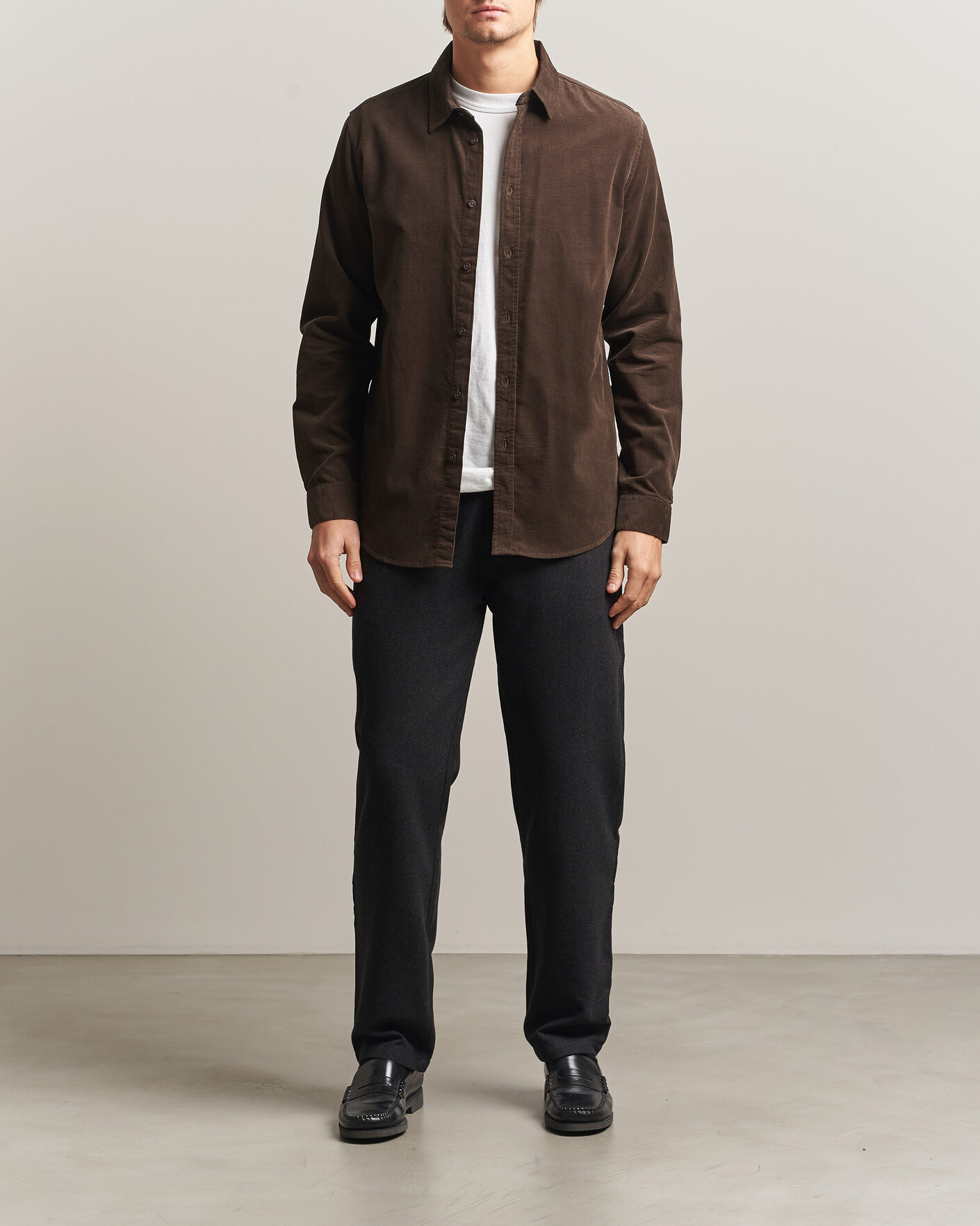 Herren | Hemden | Samsøe Samsøe | Liam Baby Cord Checked Shirt Delicioso