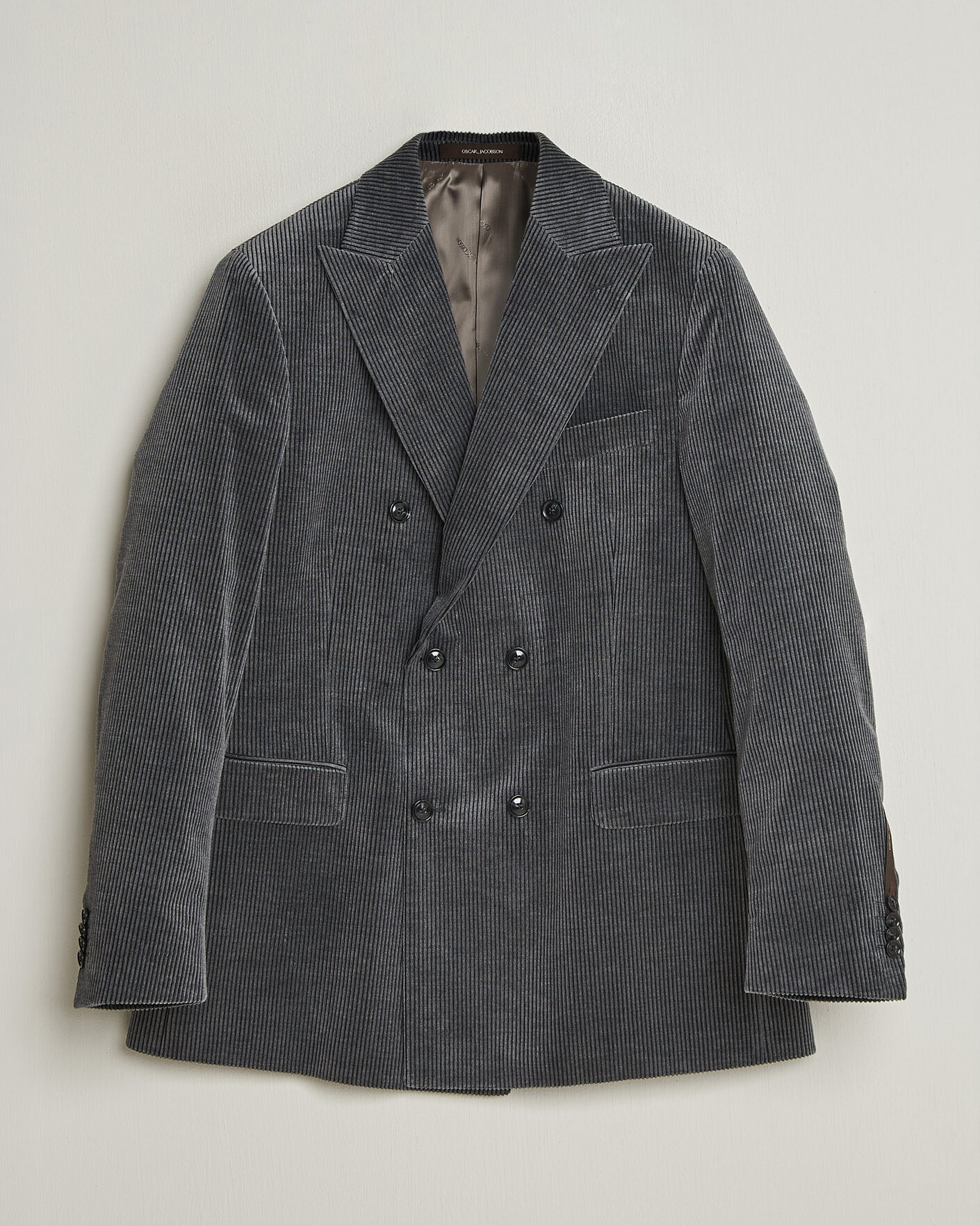 Herren | Sakkos | Oscar Jacobson | Farris Corduroy Blazer Grey