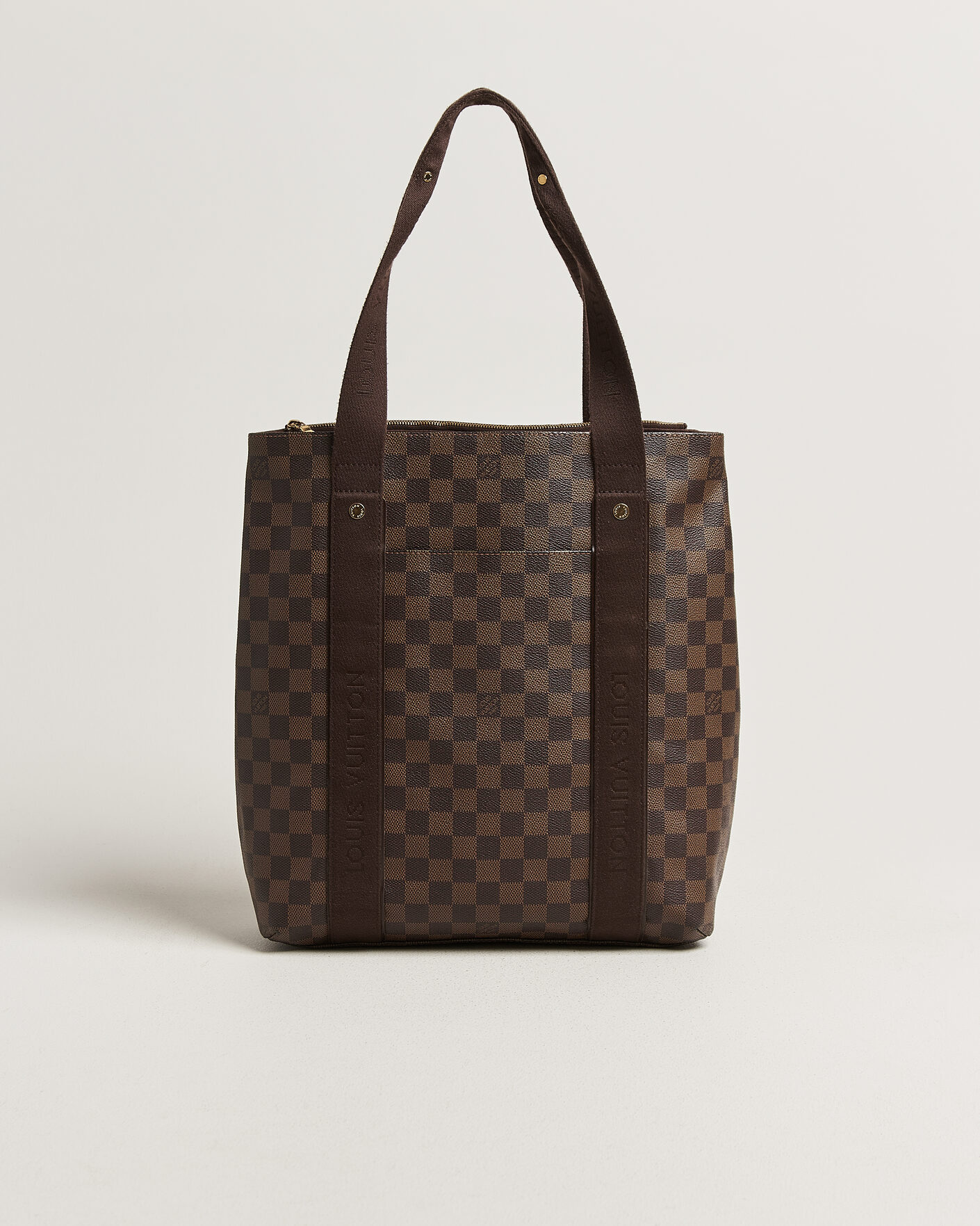 Herren | Pre-Owned & Vintage Bags | Louis Vuitton Pre-Owned | Cabas Bobur Tote Bag Damier Ebene