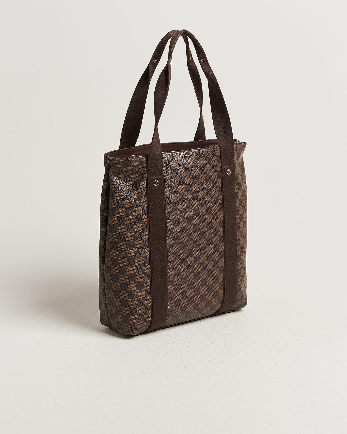 Herren | Pre-Owned & Vintage Bags | Louis Vuitton Pre-Owned | Cabas Bobur Tote Bag Damier Ebene