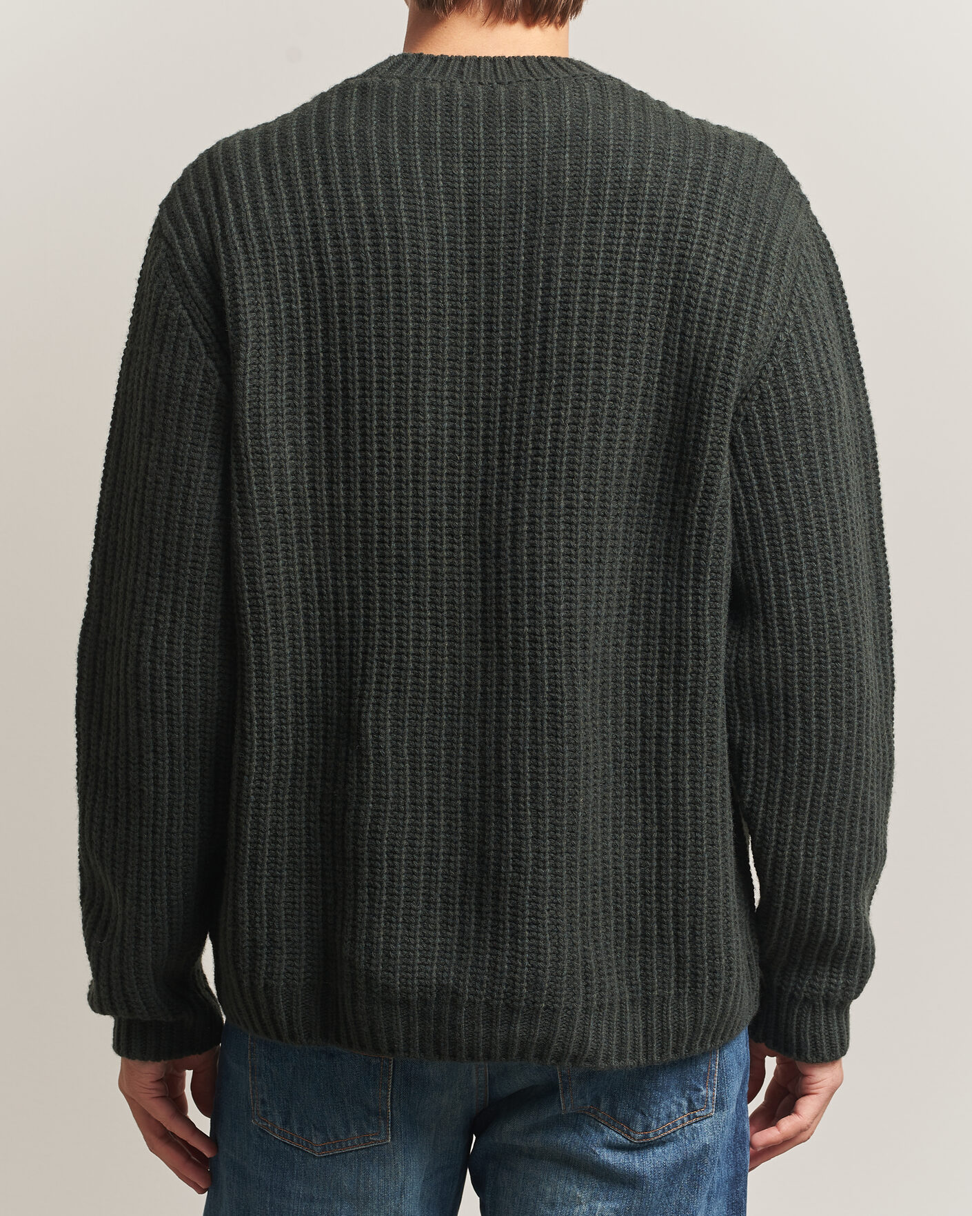Herren | Pullover | Nudie Jeans | Gurry Chunky Knitted Sweater Racing Green