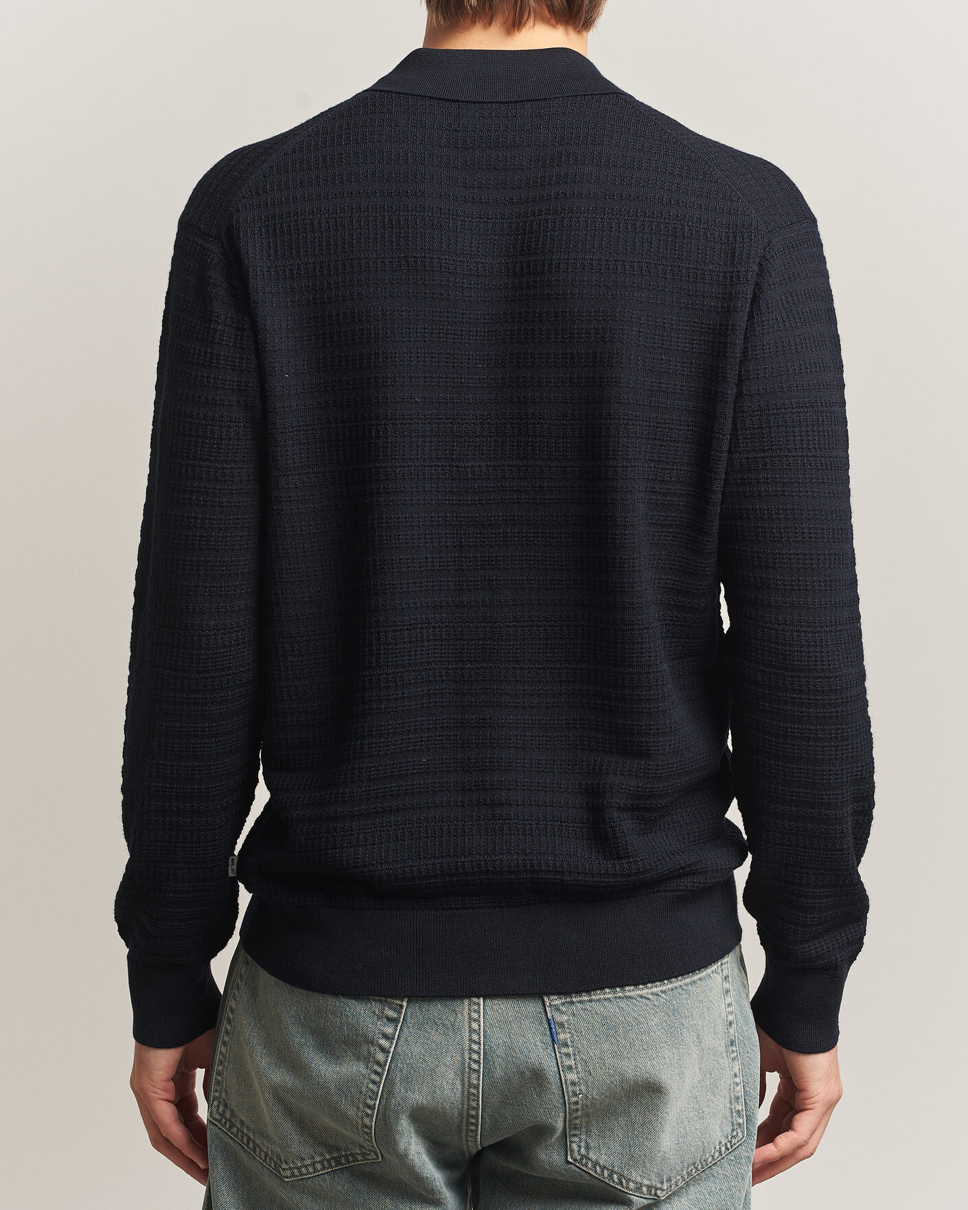 Herren | Pullover | NN07 | Nate Wool Knitted Cardigan Deep Navy
