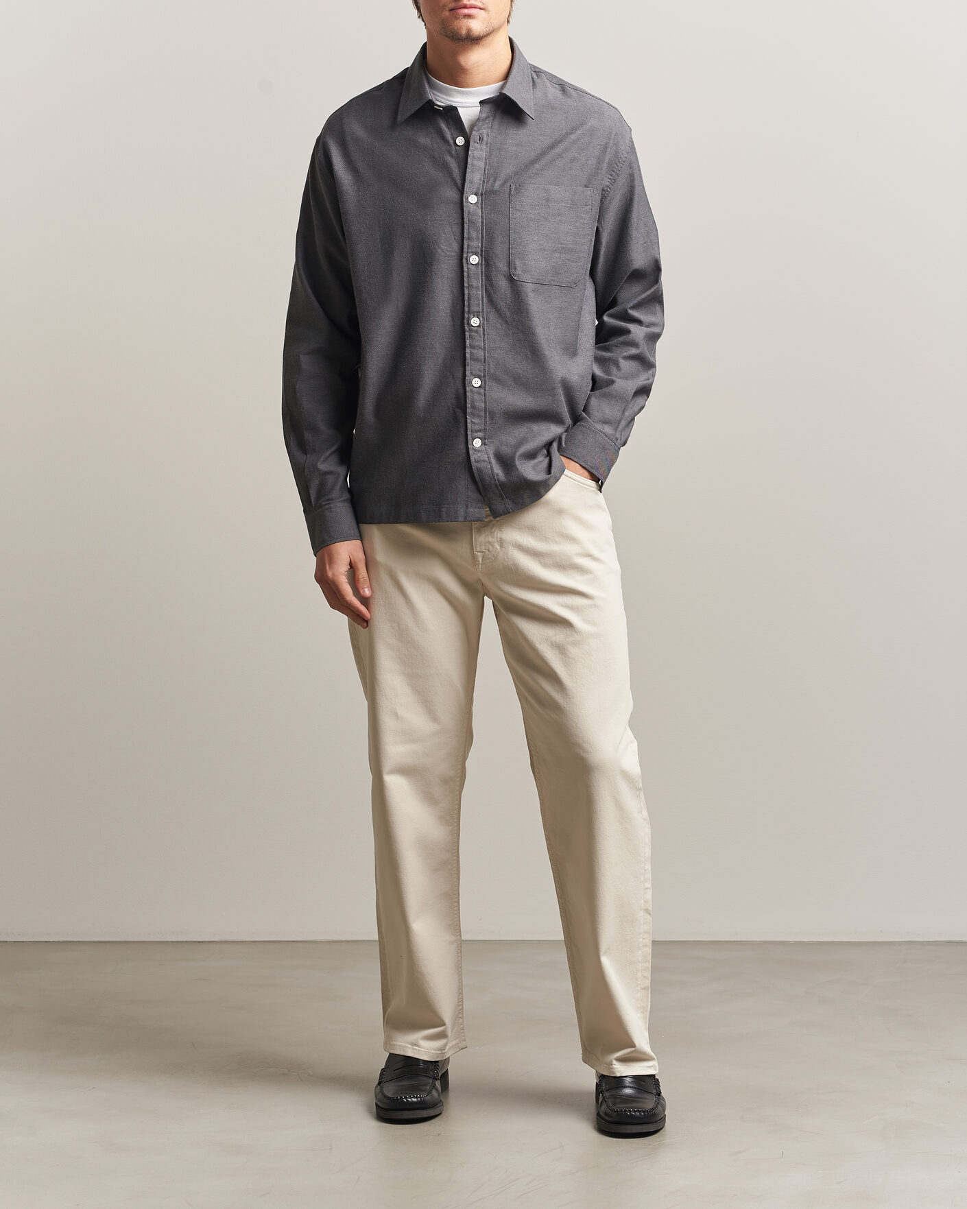Herren | Hosen | NN07 | Otis Relaxed Fit 5-Pocket Pants Ivory