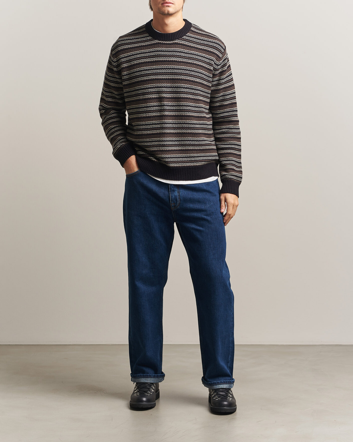 Herren | Hosen | NN07 | Otis Relaxed Fit Selvedge Jeans Medium Indigo