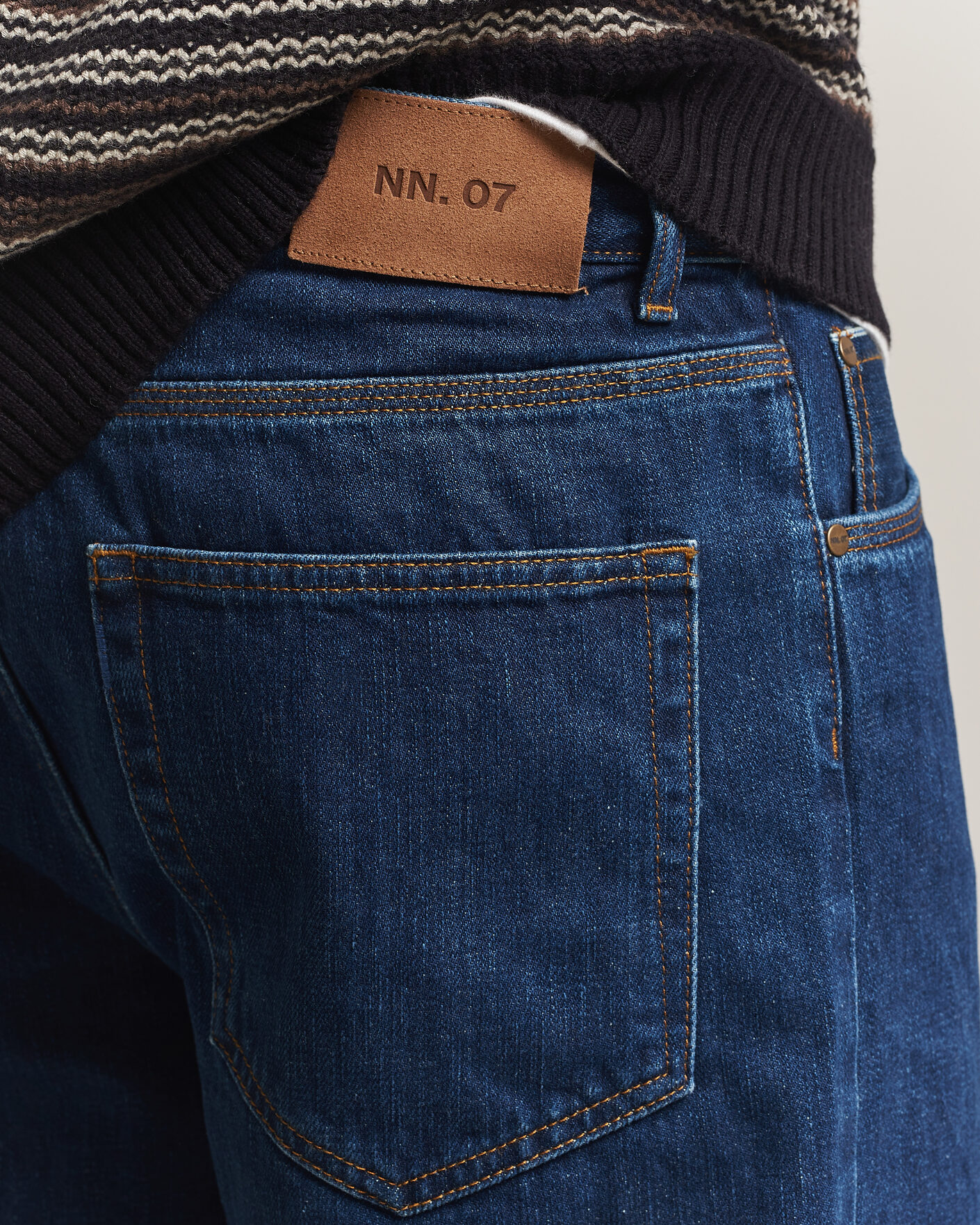 Herren | Hosen | NN07 | Otis Relaxed Fit Selvedge Jeans Medium Indigo