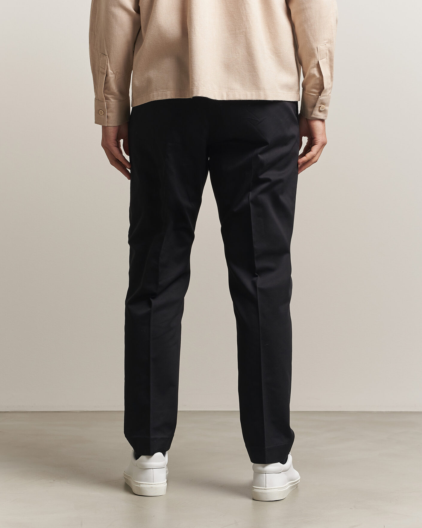 Herren | Hosen | NN07 | Bill Pleated Cotton Chinos Black