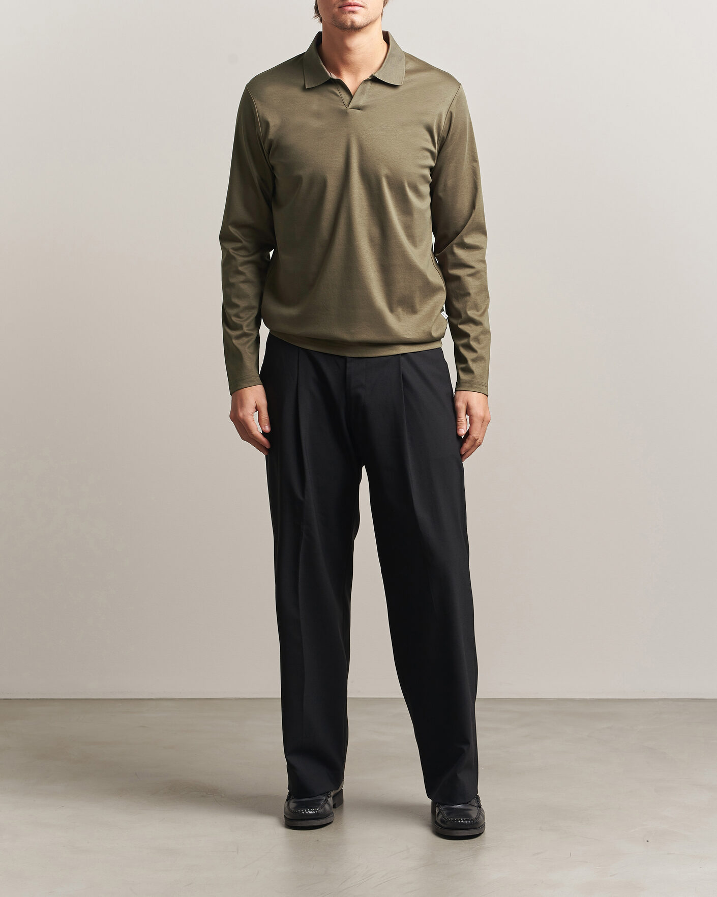 Herren | Poloshirts | NN07 | Paul Long Sleeve Polo Mable Husk