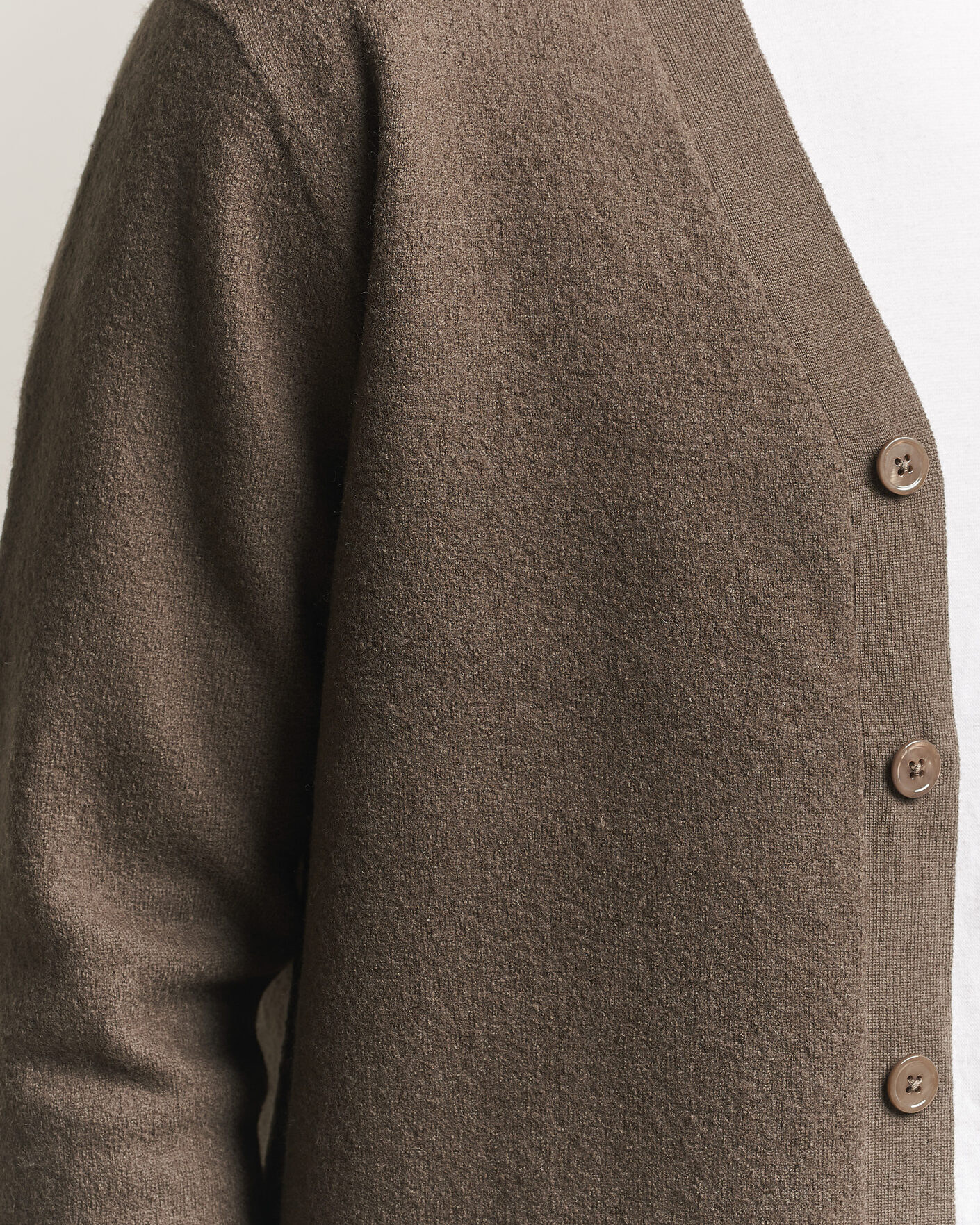 Herren | Pullover | NN07 | Jasper Wool Knitted Cardigan Mable Husk