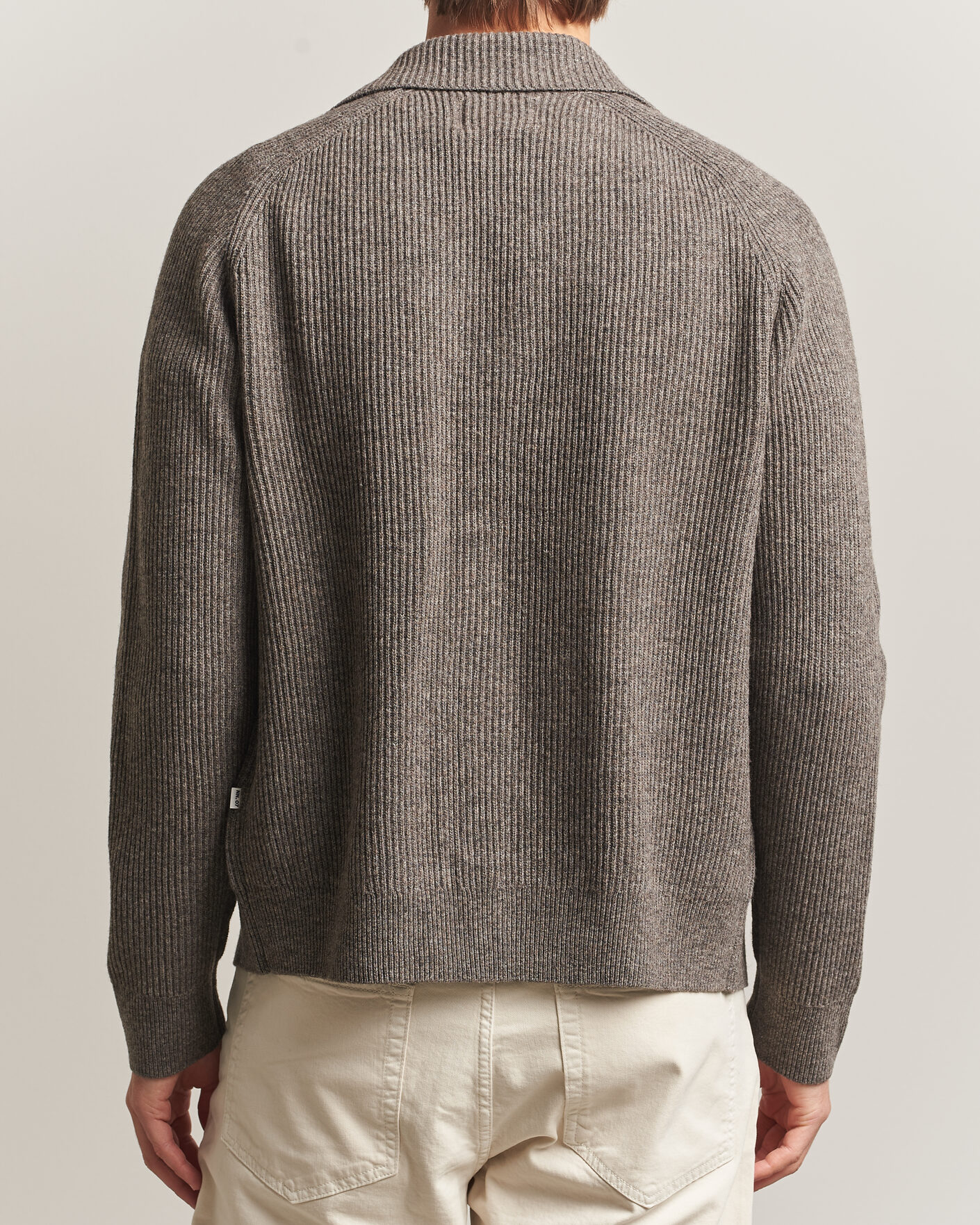Herren | Pullover | NN07 | Shane Wool Knitted Cardigan Mable Husk