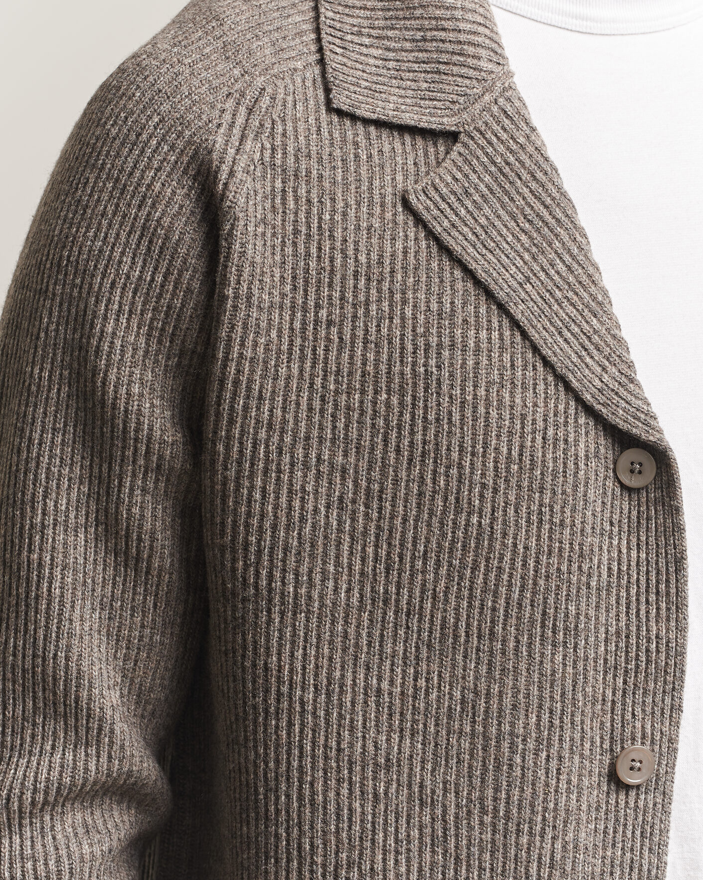 Herren | Pullover | NN07 | Shane Wool Knitted Cardigan Mable Husk