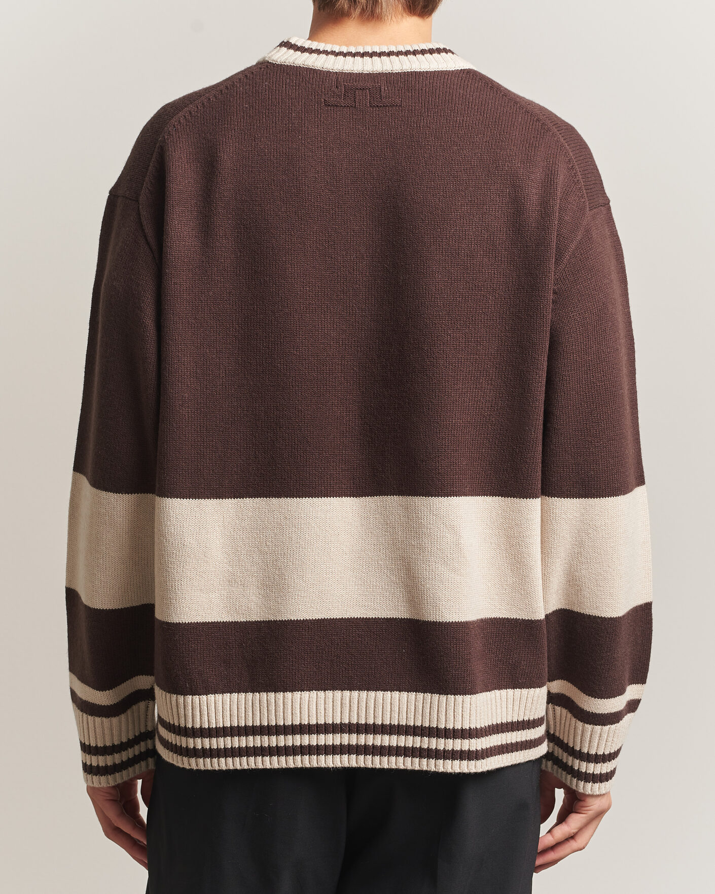 Herren | Pullover | J.Lindeberg | Steve Mountin Knitted Sweater Seal Brown